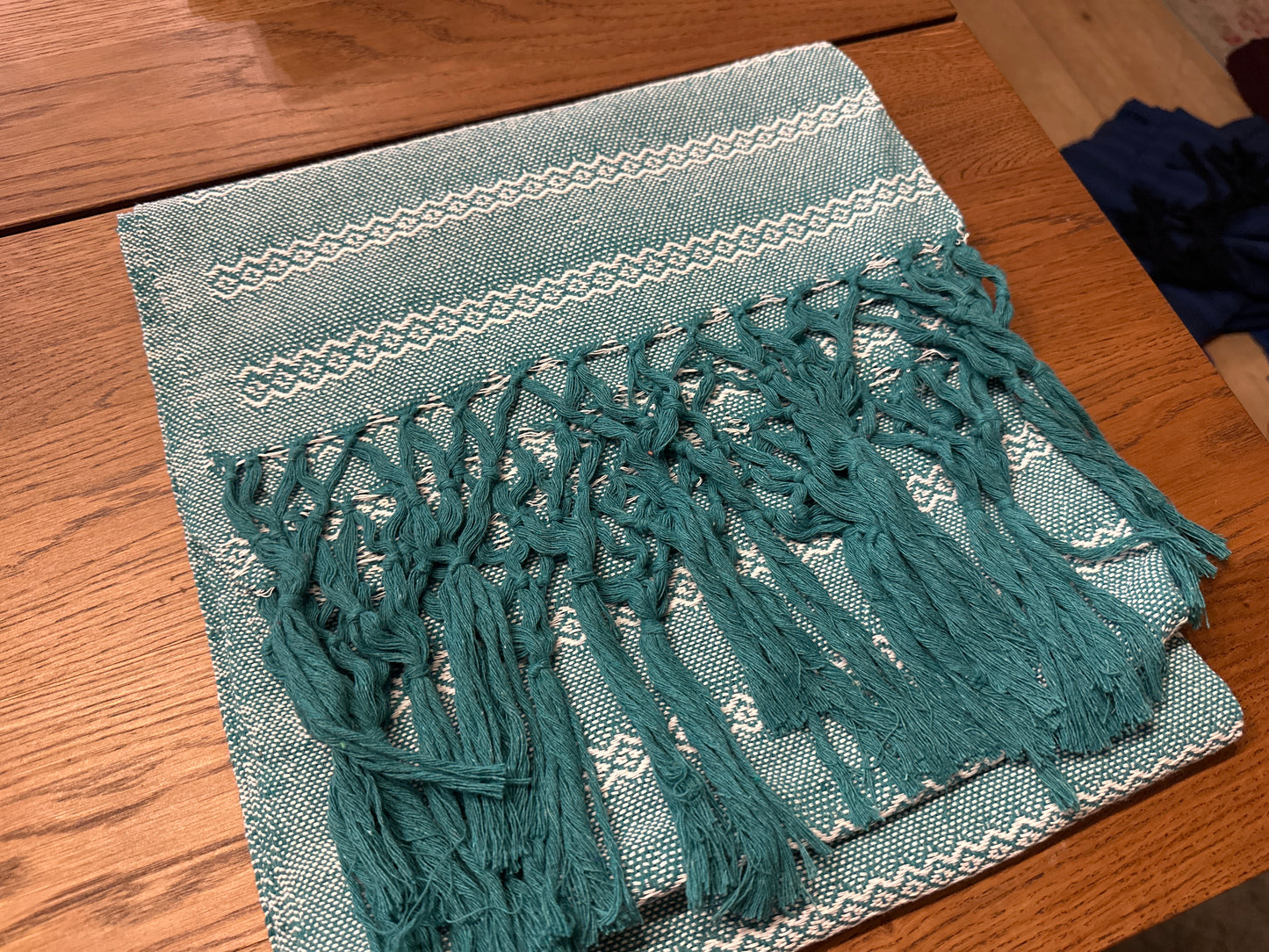 Green Tide Mexican rebozo