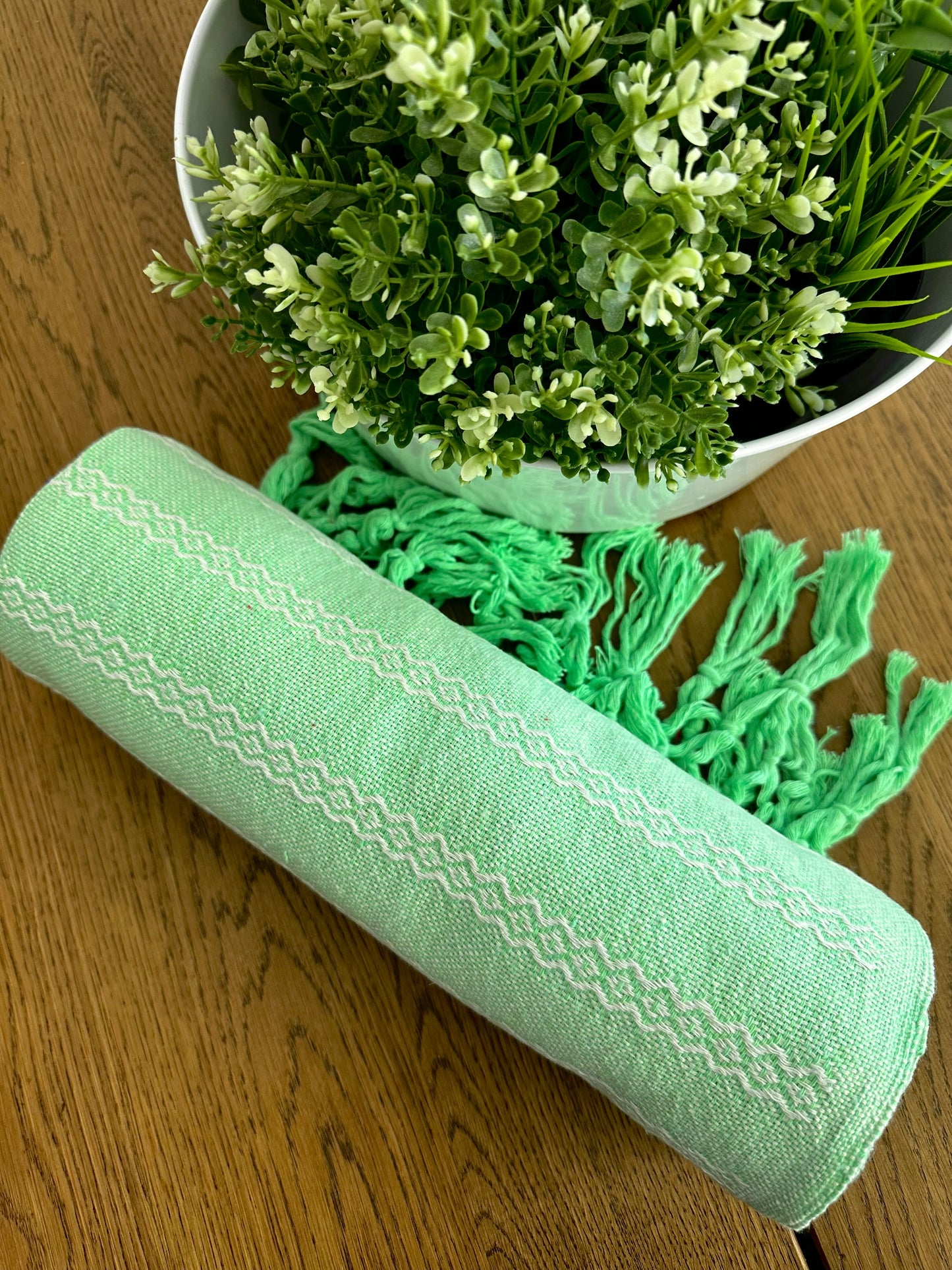 Mexican Cotton Rebozo & Baby Wrap - Citrus Whisper