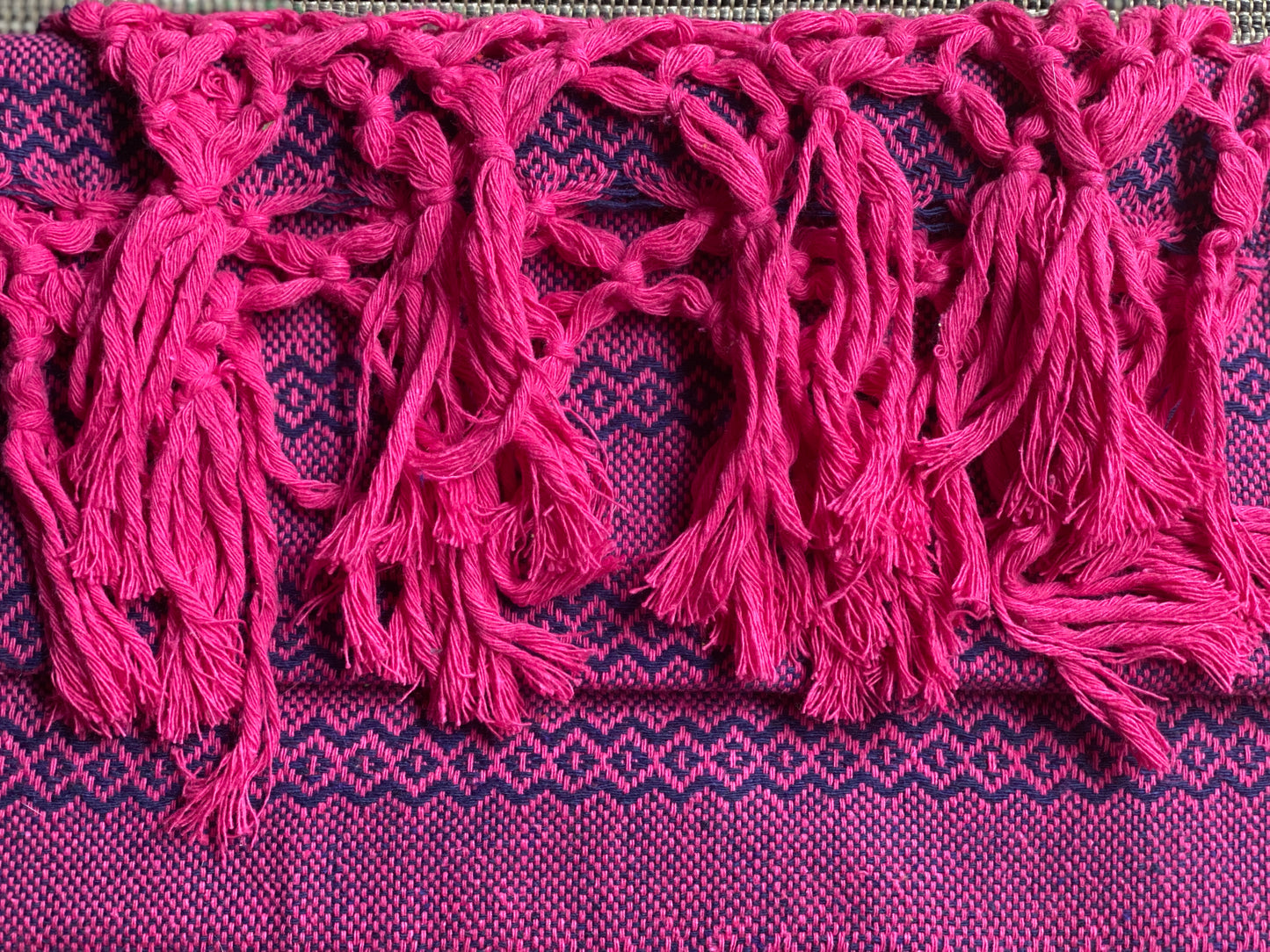 Mexican Cotton Rebozo & Baby Wrap - Berry Milkshake
