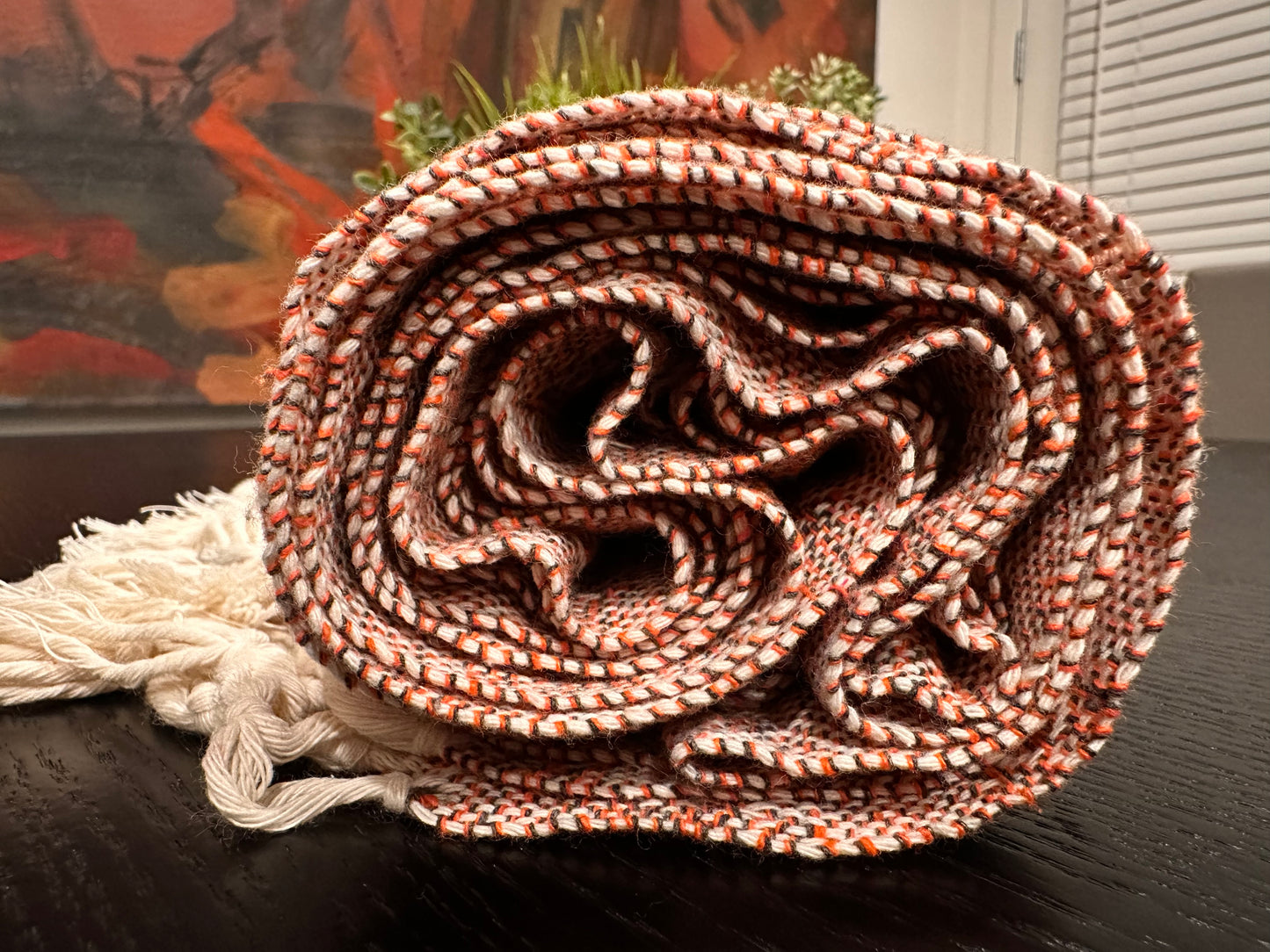 Mexican Cotton Rebozo & Baby Wrap - Citrus Dawn