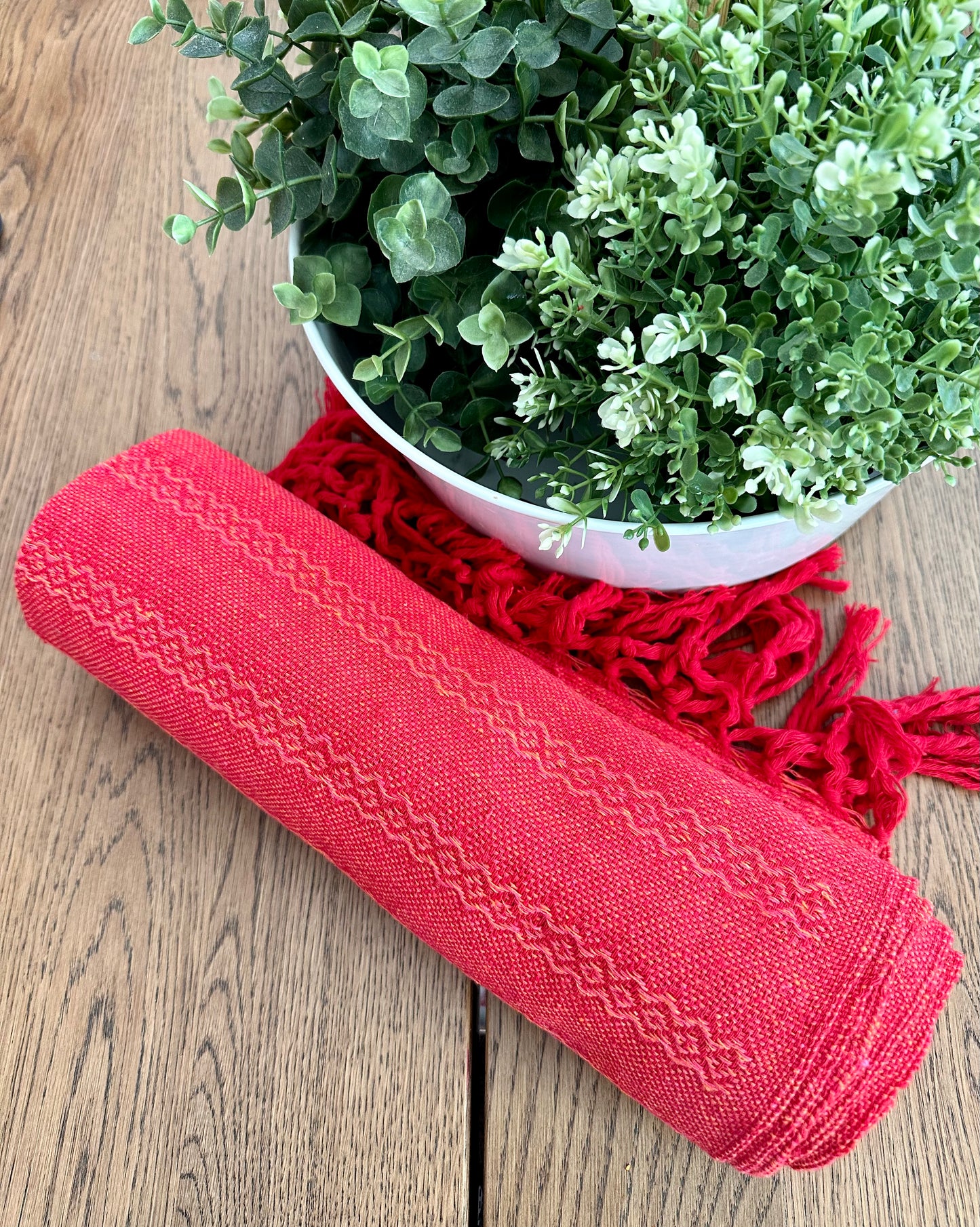 Mexican Cotton Rebozo & Baby Wrap - Sunset Bouquet