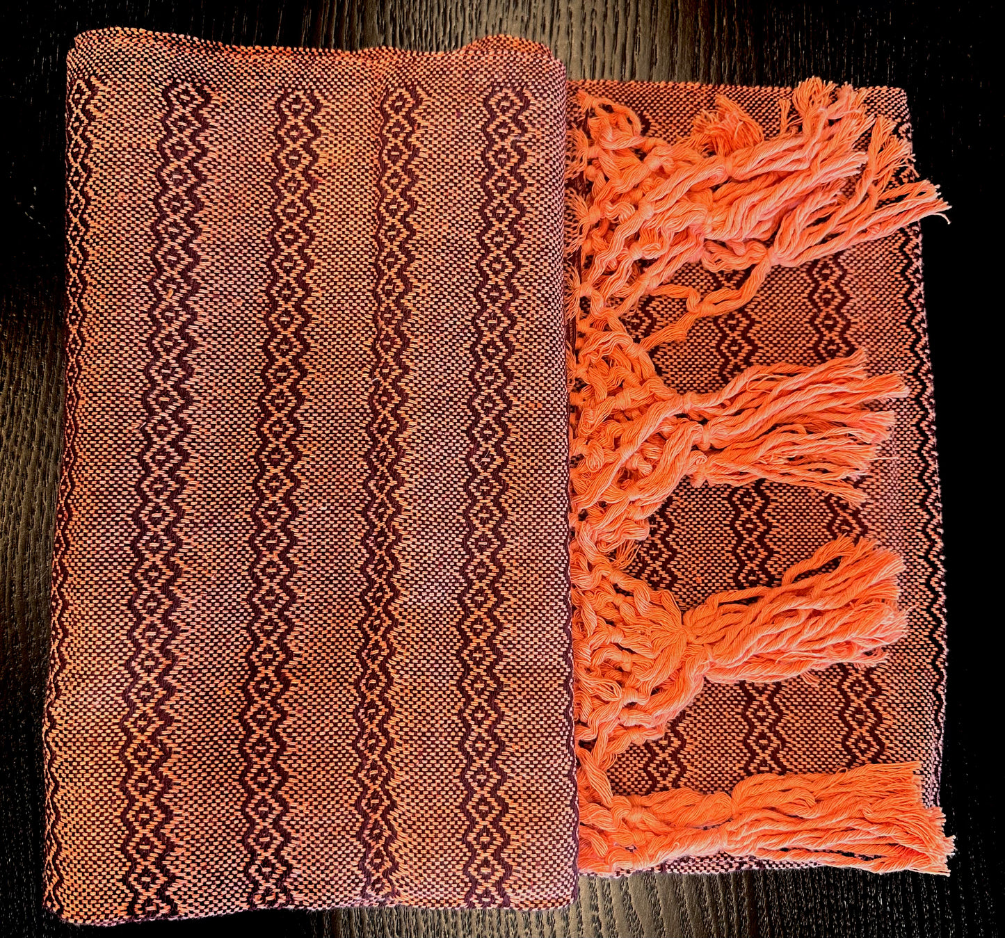 Châle Mexicain Rebozo - Mamey & Berries