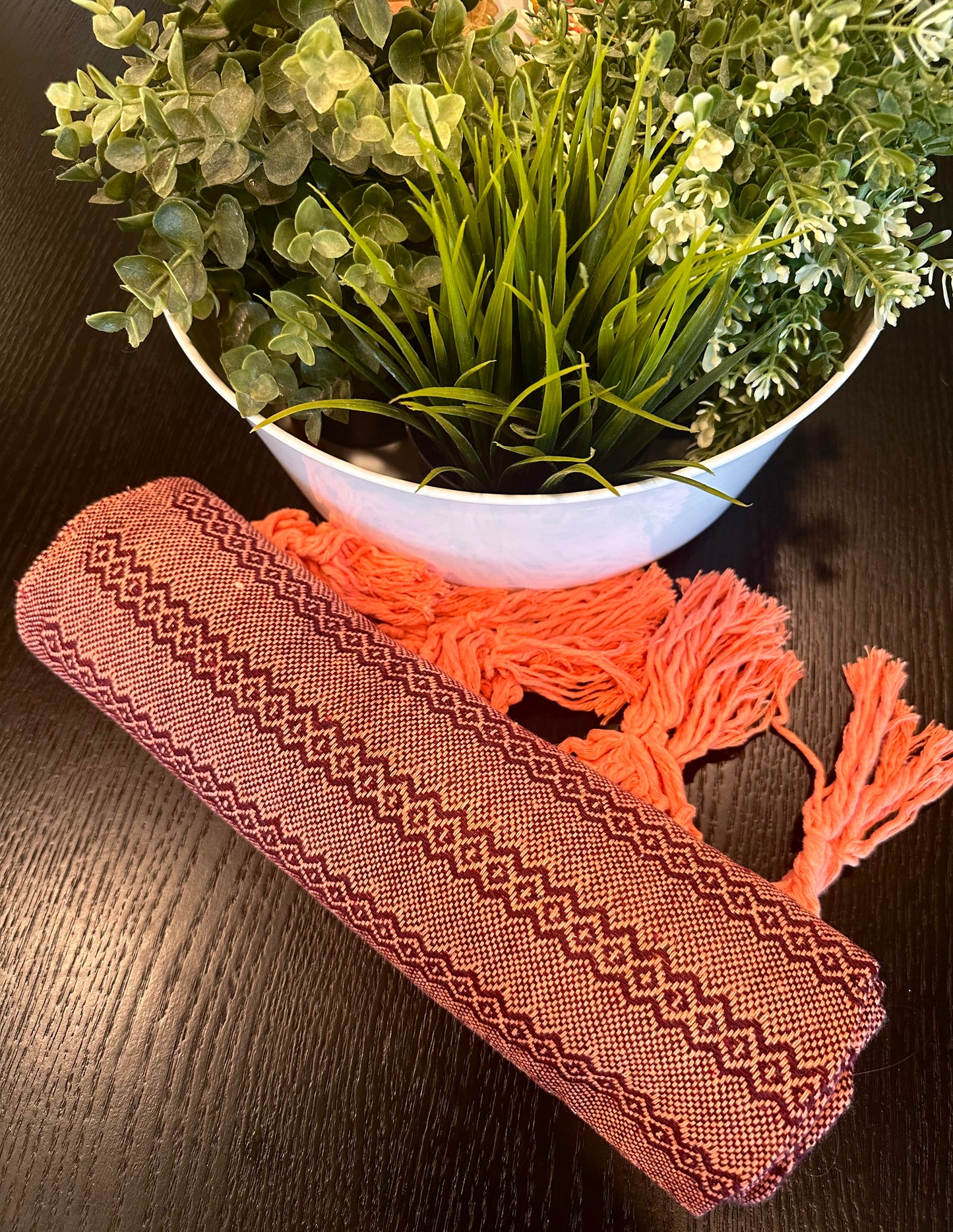 Châle Mexicain Rebozo - Mamey & Berries