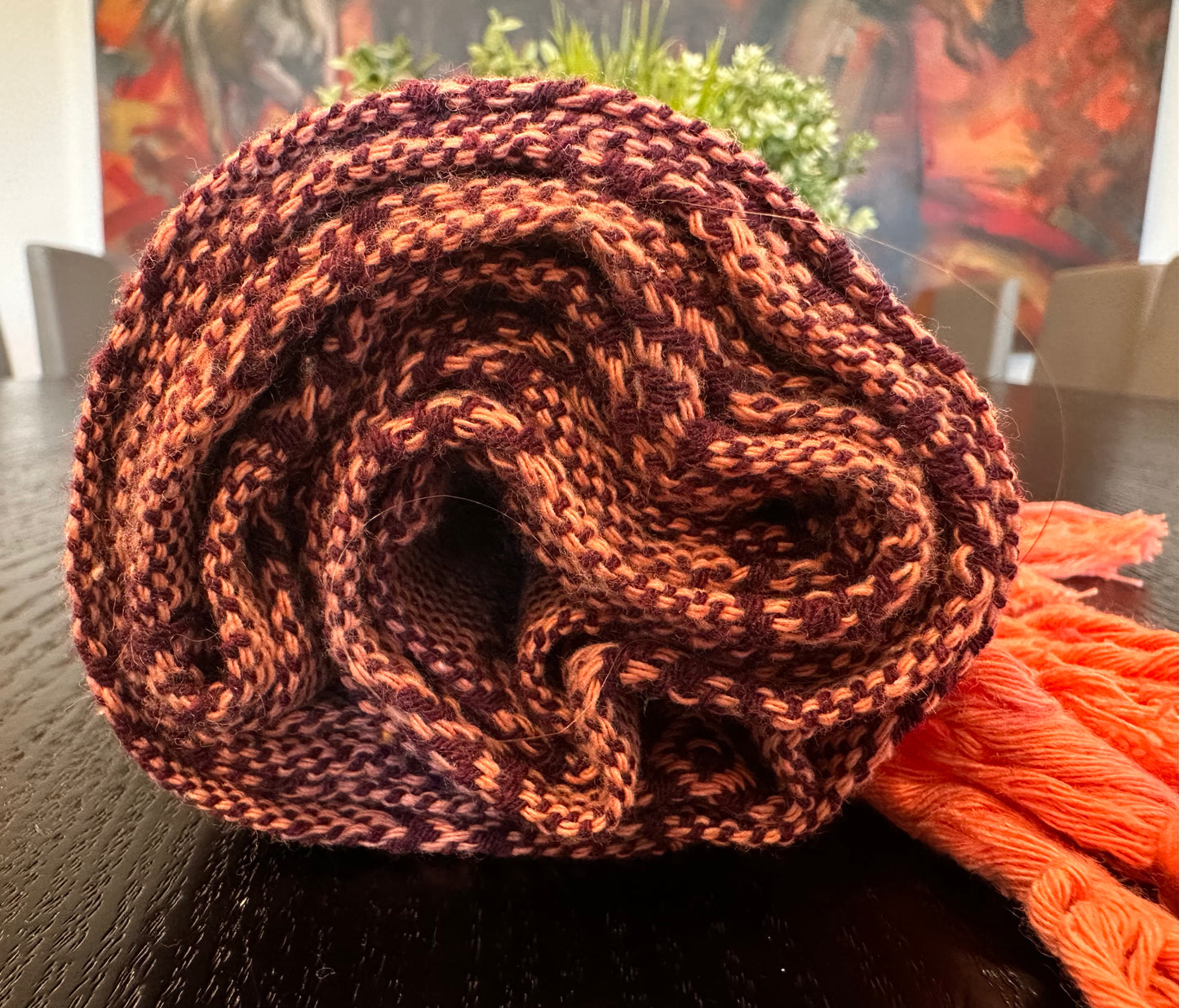 Châle Mexicain Rebozo - Mamey & Berries