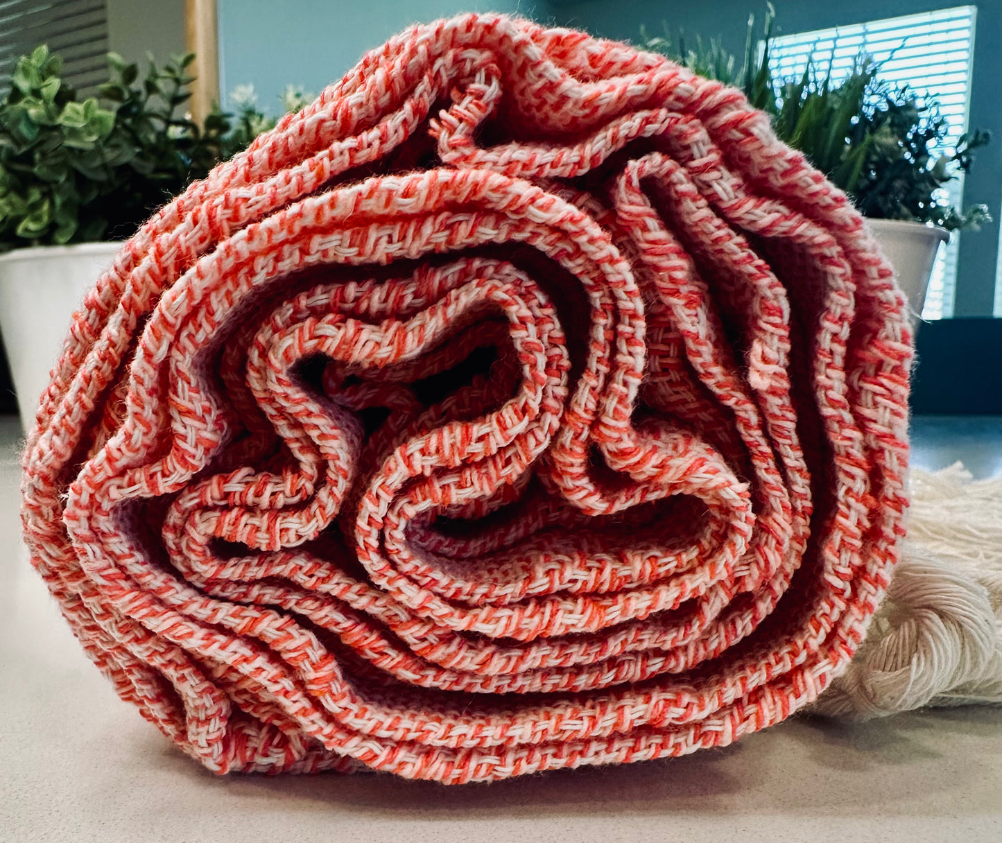 Mexican Cotton Rebozo & Baby Wrap - Raw Rose