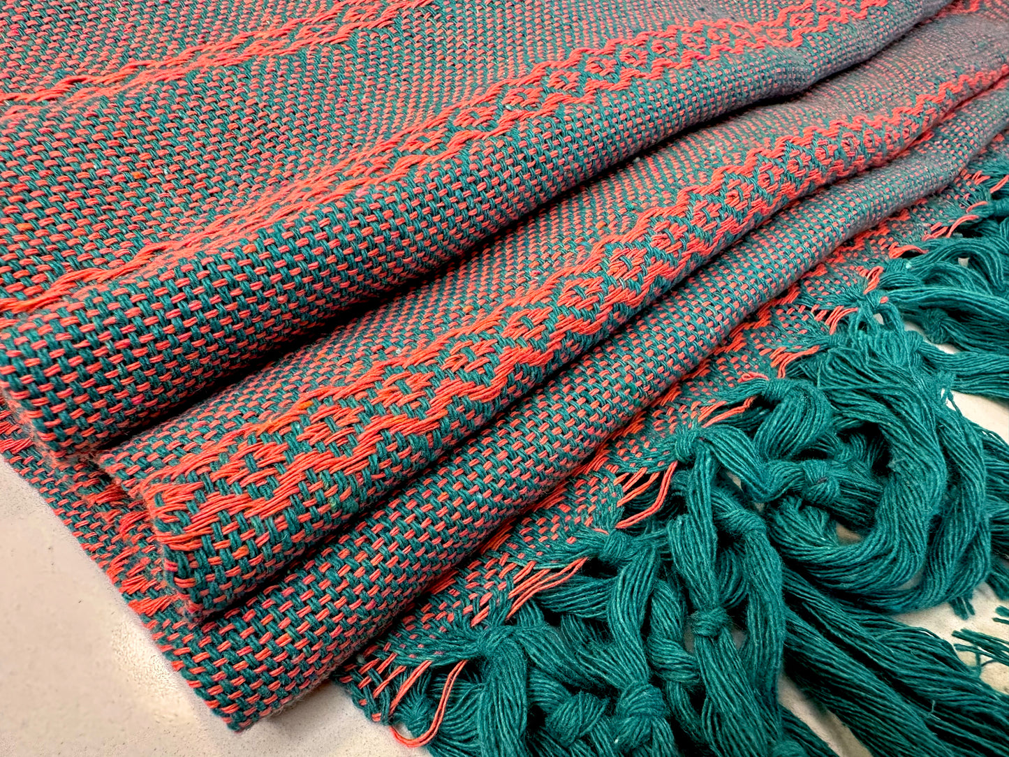 Mexican Cotton Rebozo & Baby Wrap - Boho Bloom