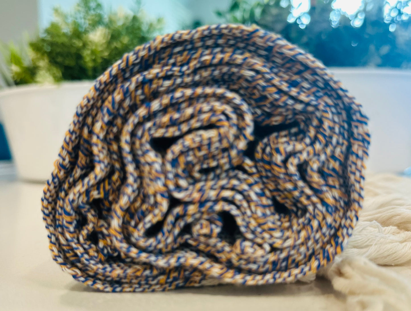 Mexican Cotton Rebozo & Baby Wrap - Calm Radiance