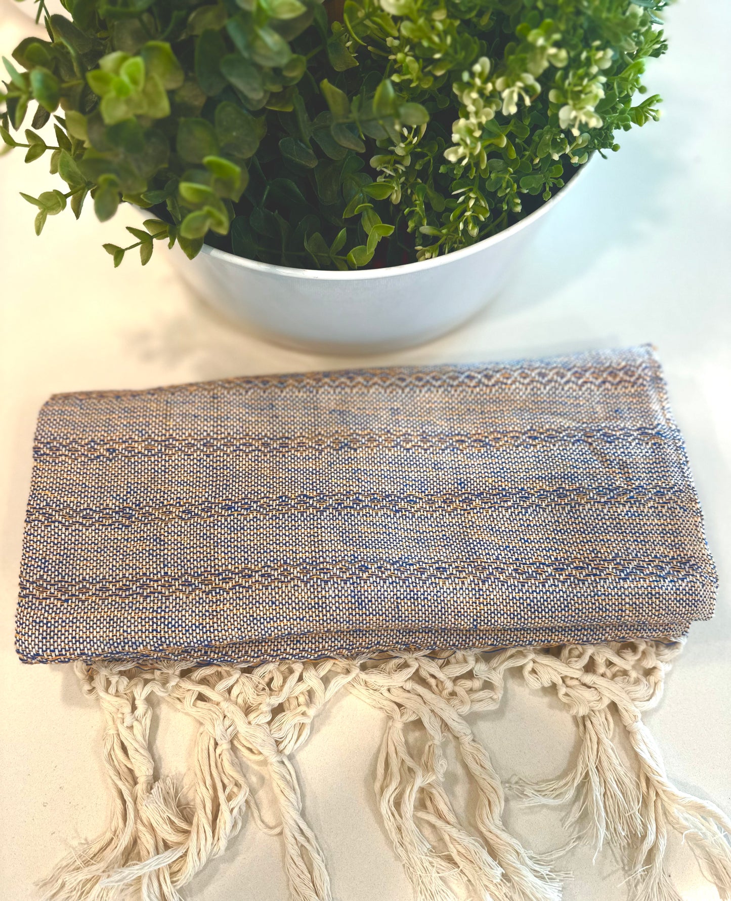 Mexican Cotton Rebozo & Baby Wrap - Calm Radiance
