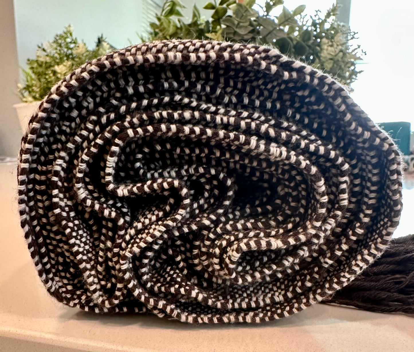 Mexican Cotton Rebozo & Baby Wrap - Mocha Frost