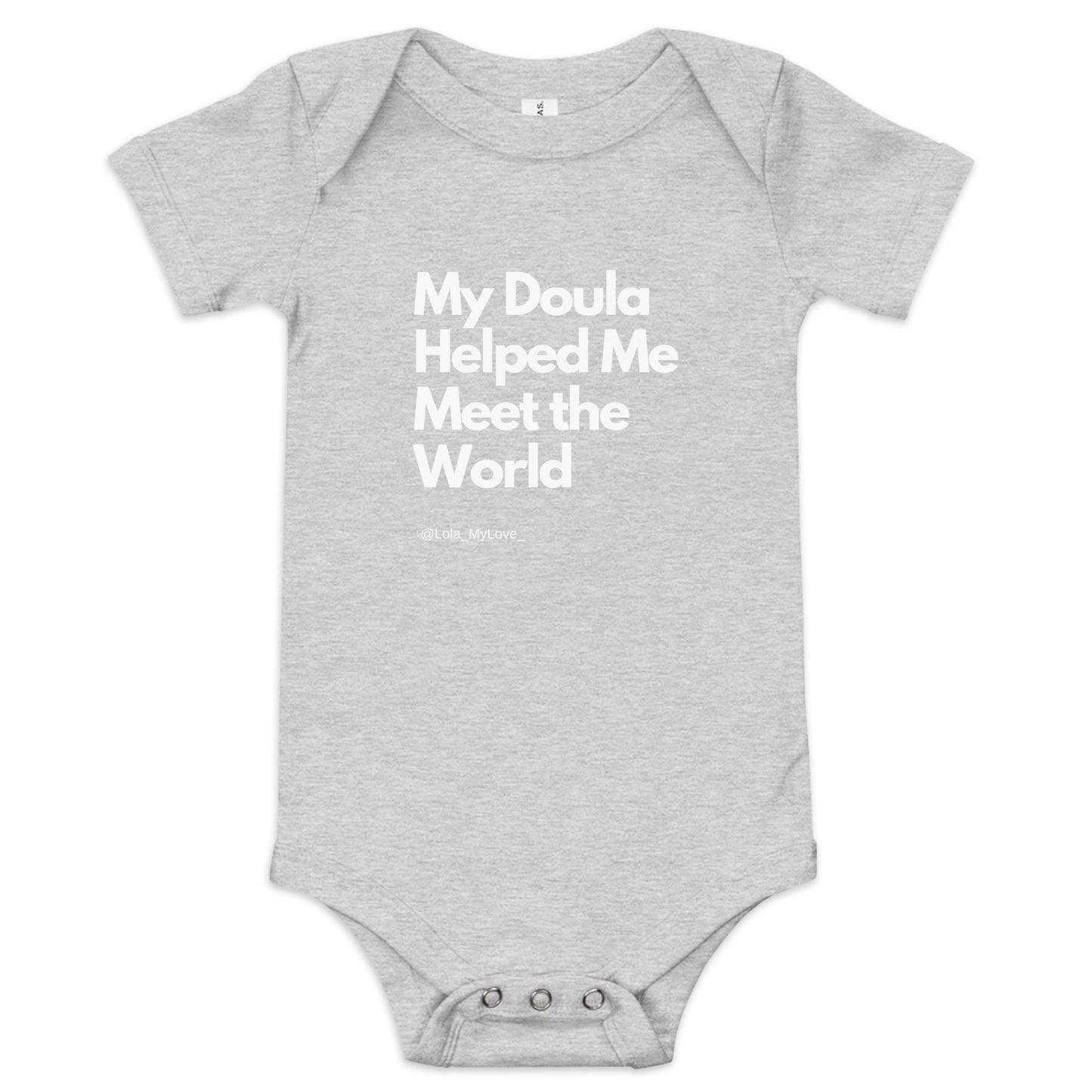 Baby Short Sleeve One Piece – Celebrating Doula Support