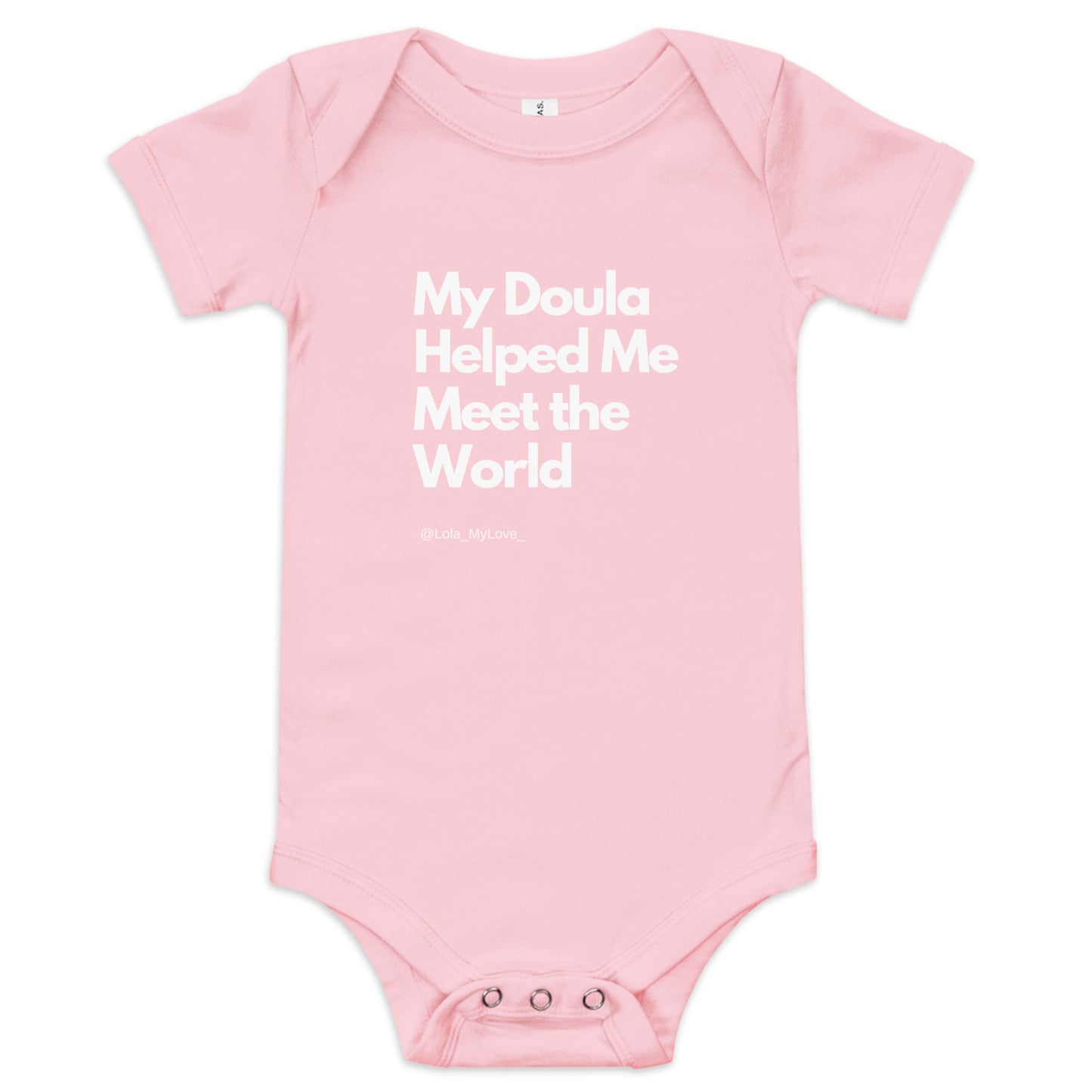 Baby Short Sleeve One Piece – Celebrating Doula Support