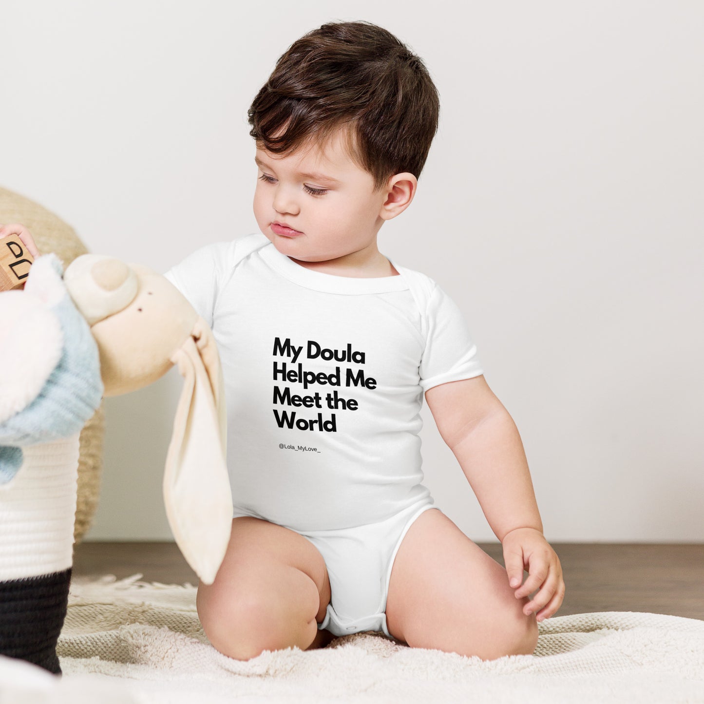 Baby Short Sleeve One Piece – Celebrating Doula Support