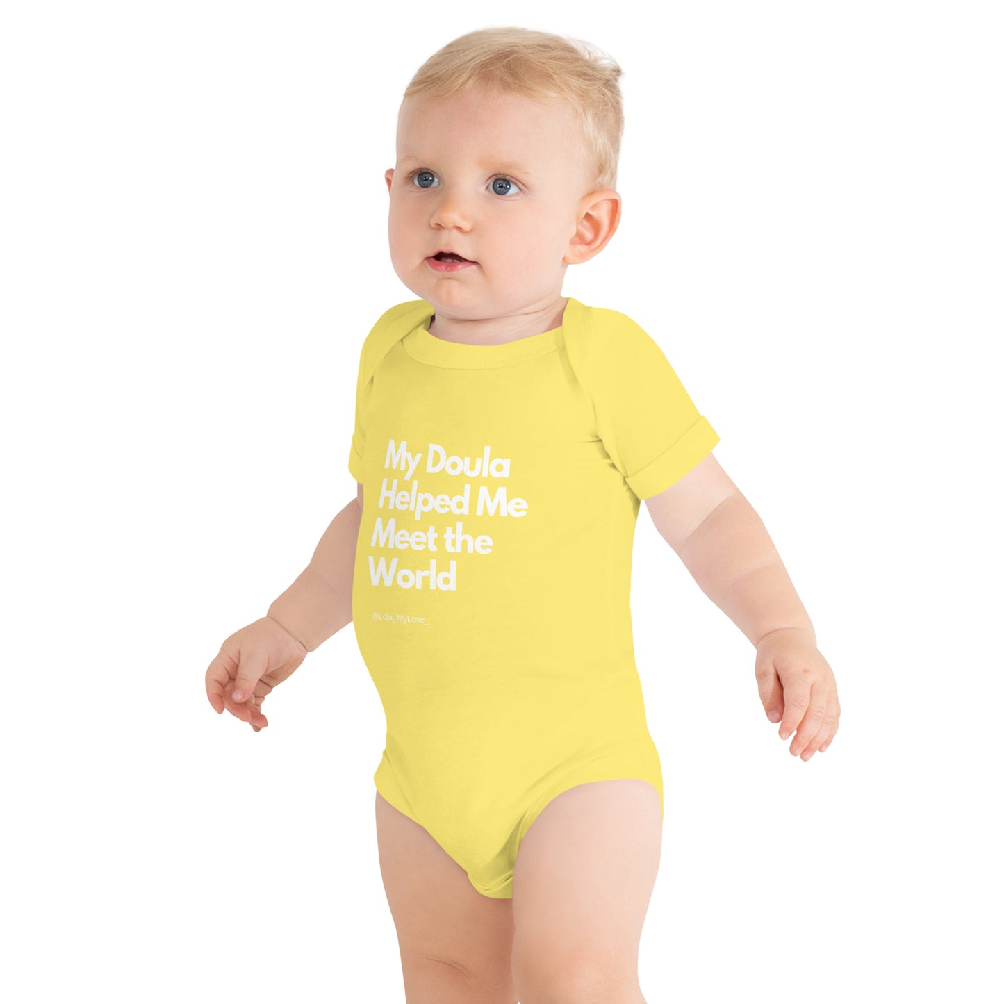 Baby Short Sleeve One Piece – Celebrating Doula Support