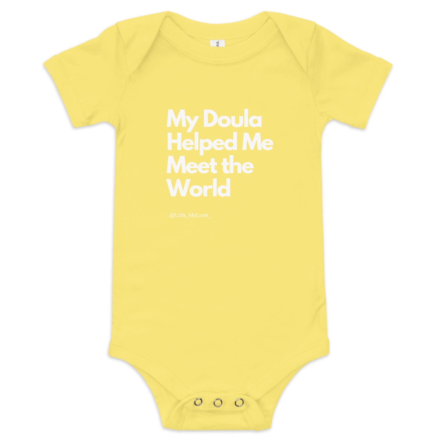 Baby Short Sleeve One Piece – Celebrating Doula Support