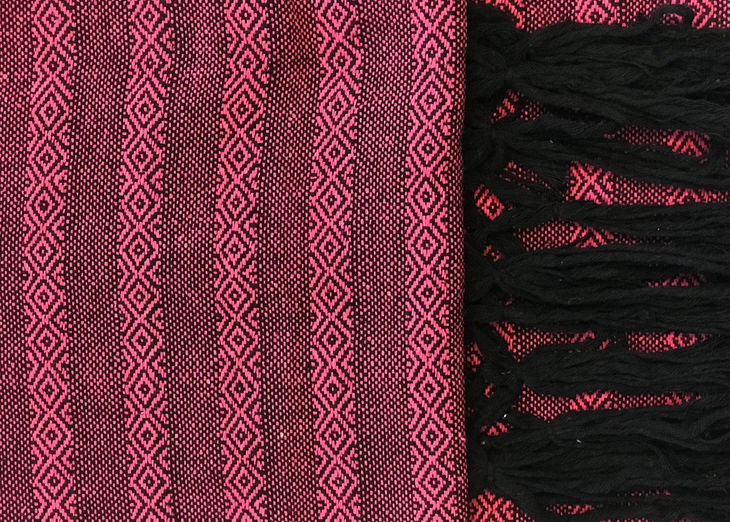 Mexican Cotton Rebozo & Baby Wrap - Black Cherry