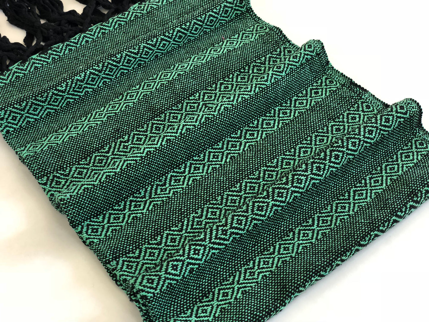 Mexican Rebozo Shawl - Mint Chocolate Chip - Lola My Love