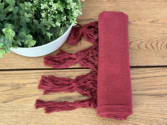 Chal Mexicano de Rebozo - Scarlet Spirit