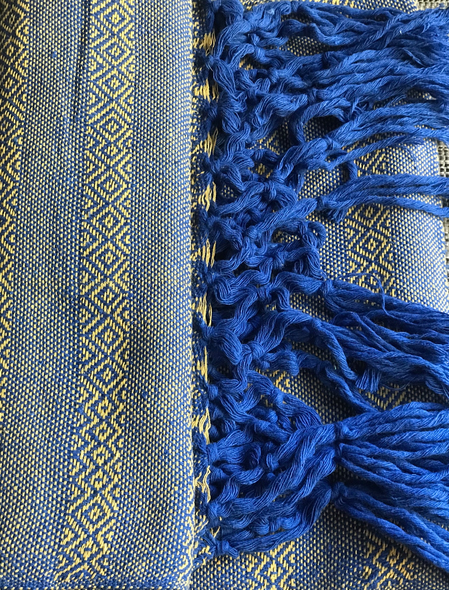 Mexican Rebozo Shawl - Blue Heaven - Lola My Love