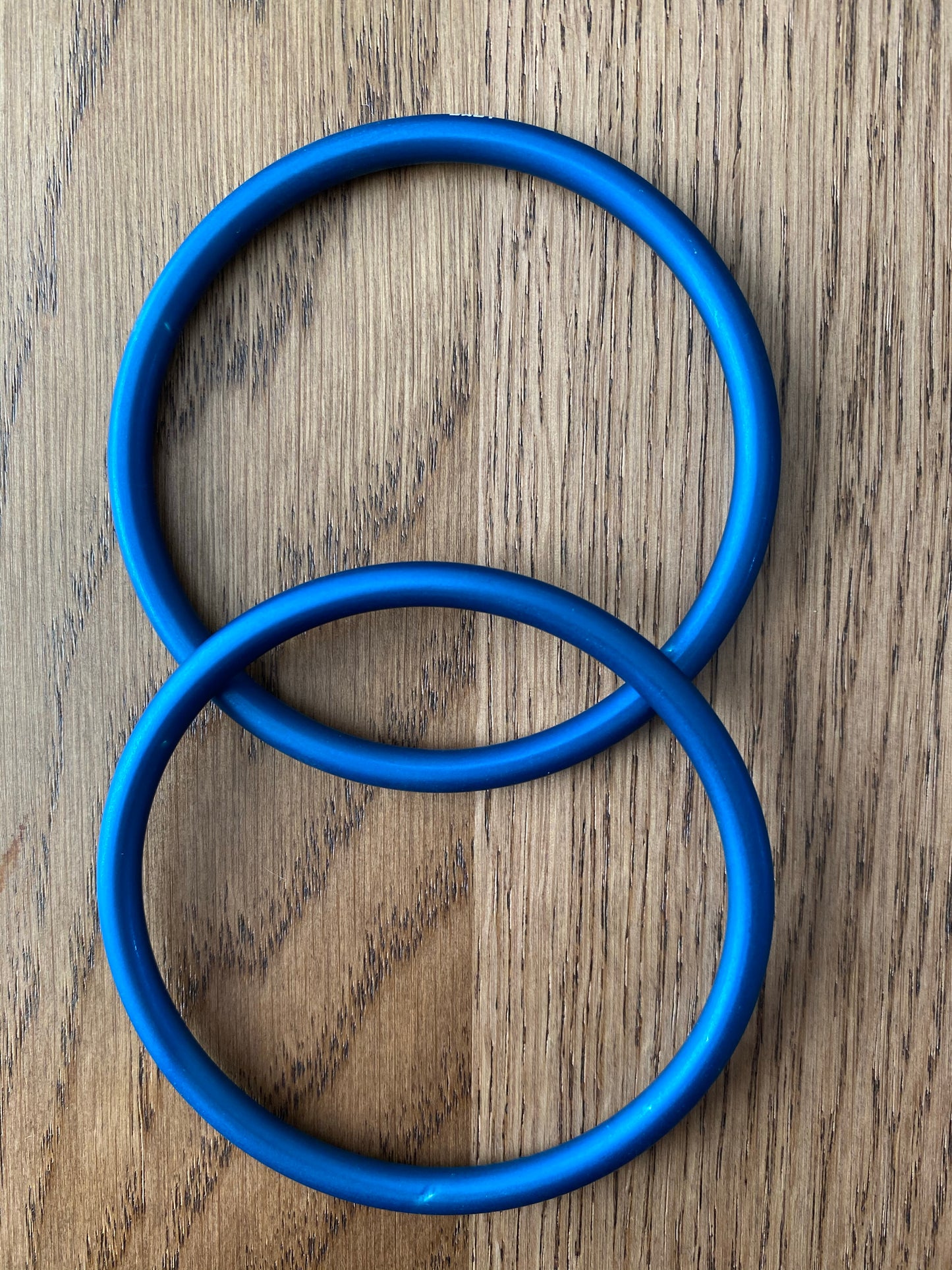 Large Aluminum Sling Ring- Dark Blue - Rebozo Shop Lola My Love