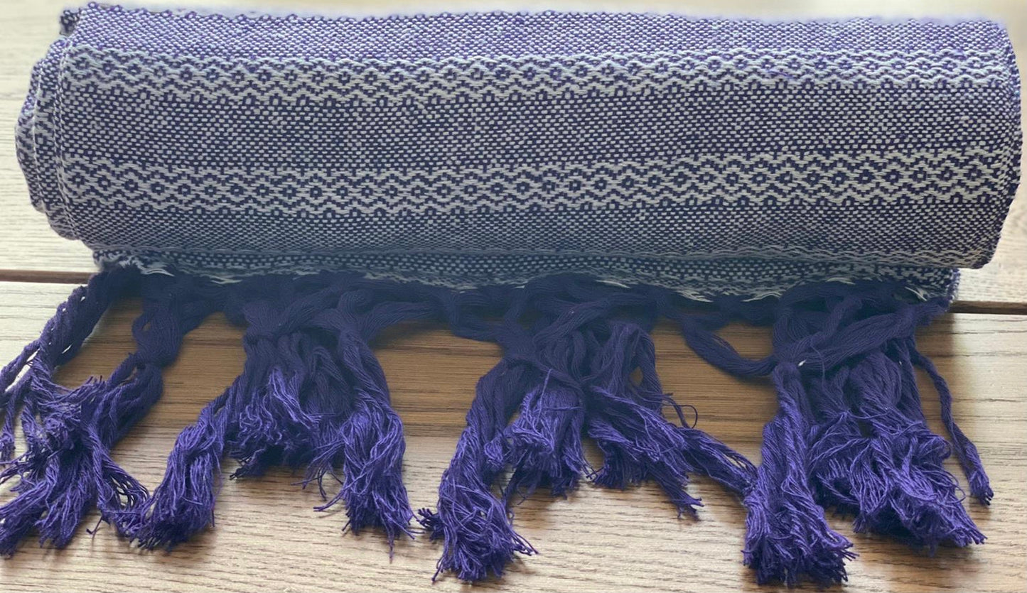 UNIQUE PIECE Mexican Rebozo Shawl - Magic Purple - Rebozo Shop Lola My Love