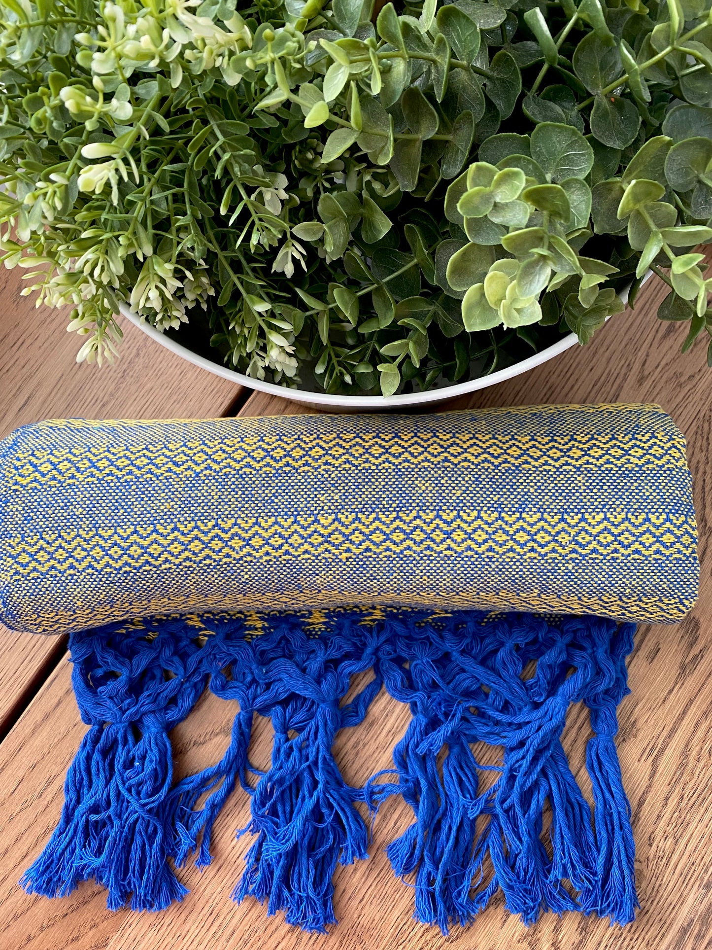 Mexican Rebozo Shawl - Blue Heaven - Lola My Love