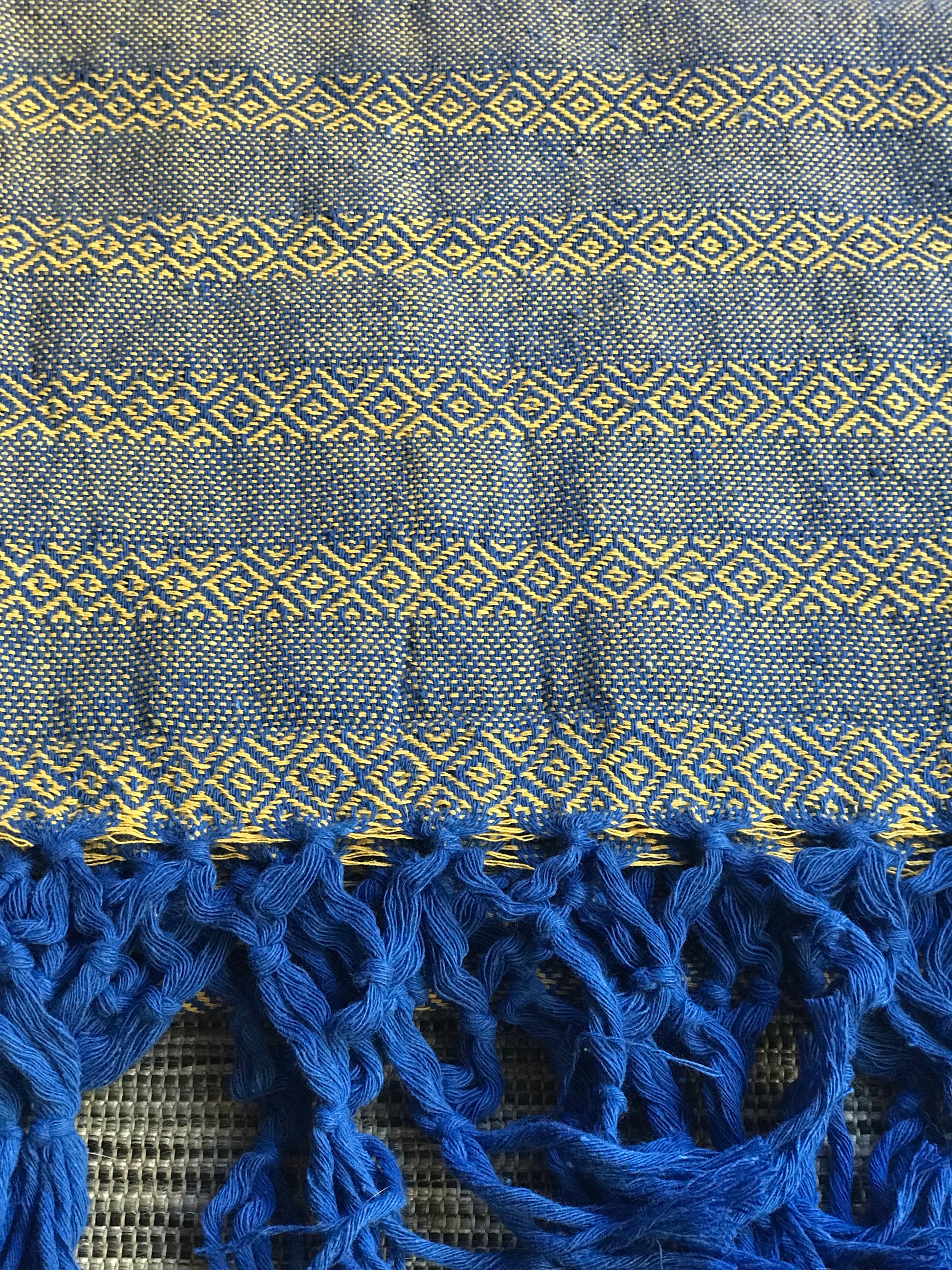 Mexican Rebozo Shawl - Blue Heaven - Lola My Love