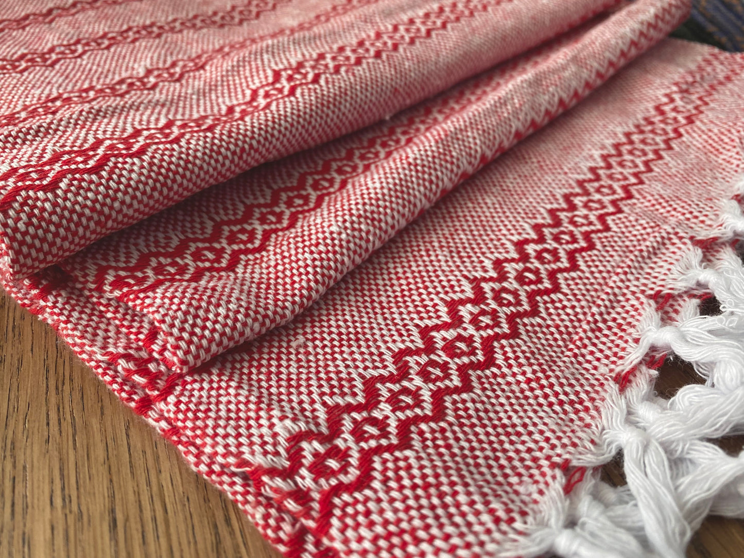 Mexican Rebozo Shawl & Baby Carrier - Fire & Snow - Rebozo Shop Lola My Love