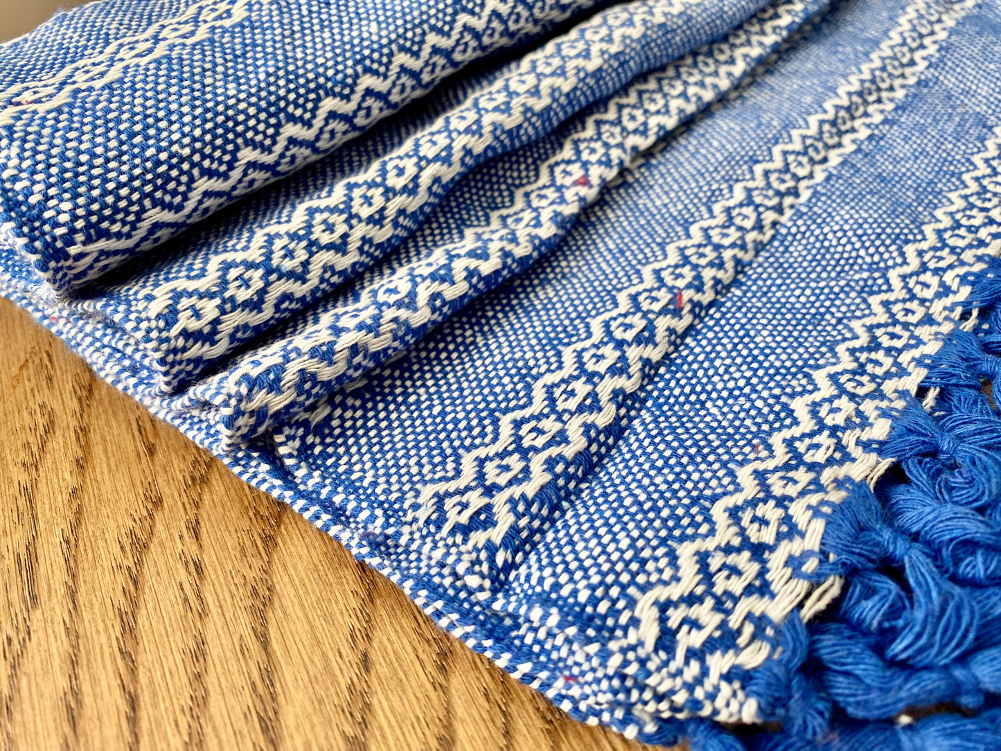 Mexican Rebozo Shawl - Ocean Sky - Rebozo Shop Lola My Love