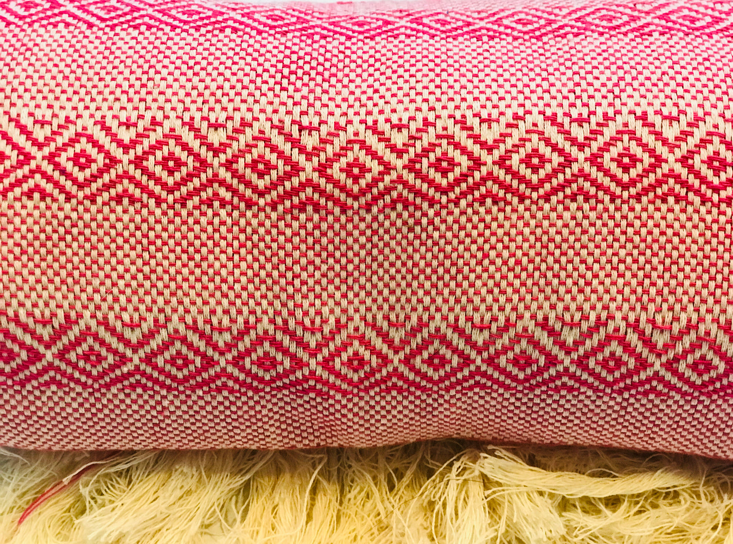 Mexican Rebozo Shawl - Strawberry Smoothie - Lola My Love