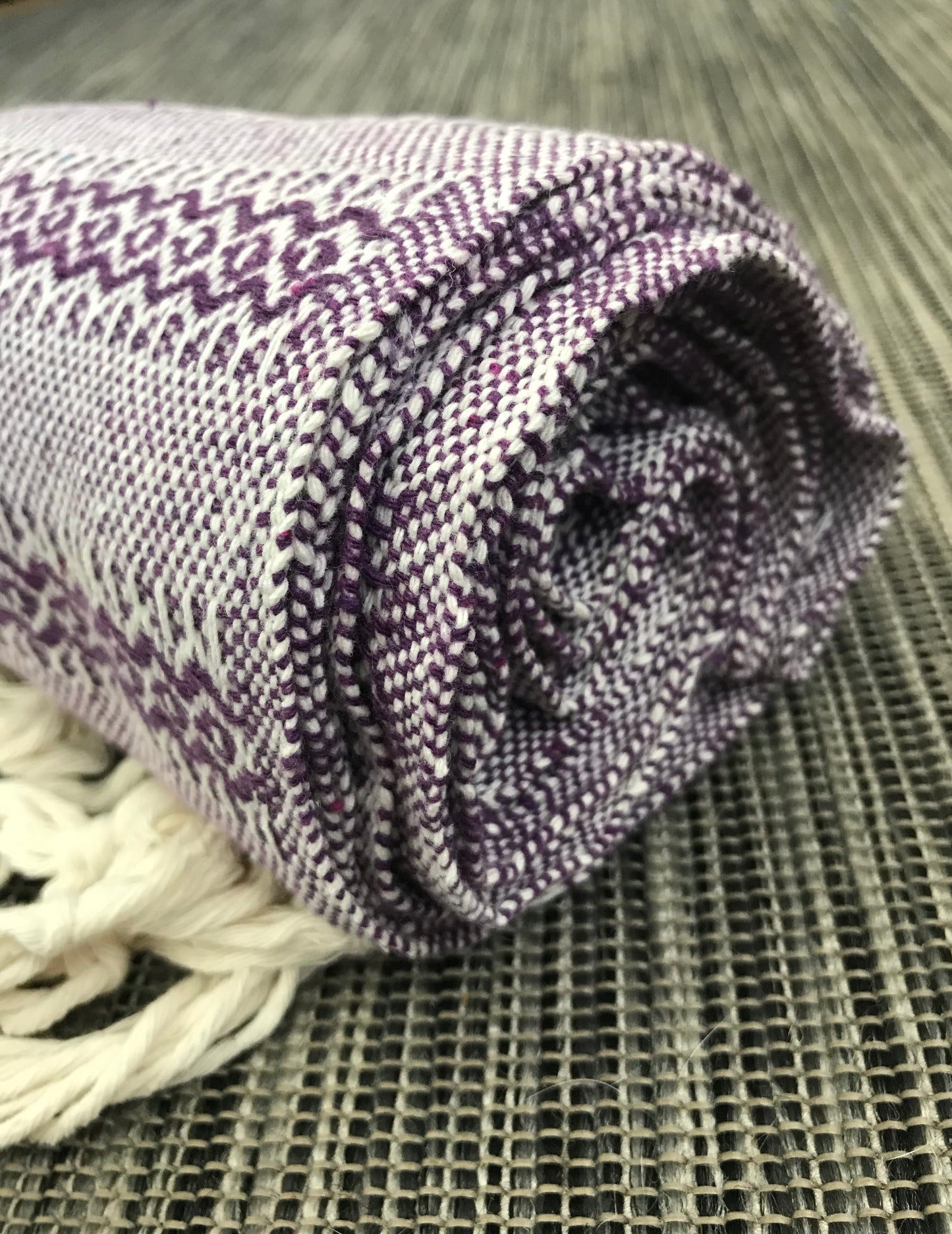Mexican Rebozo Shawl - Purple Dreams - Lola My Love