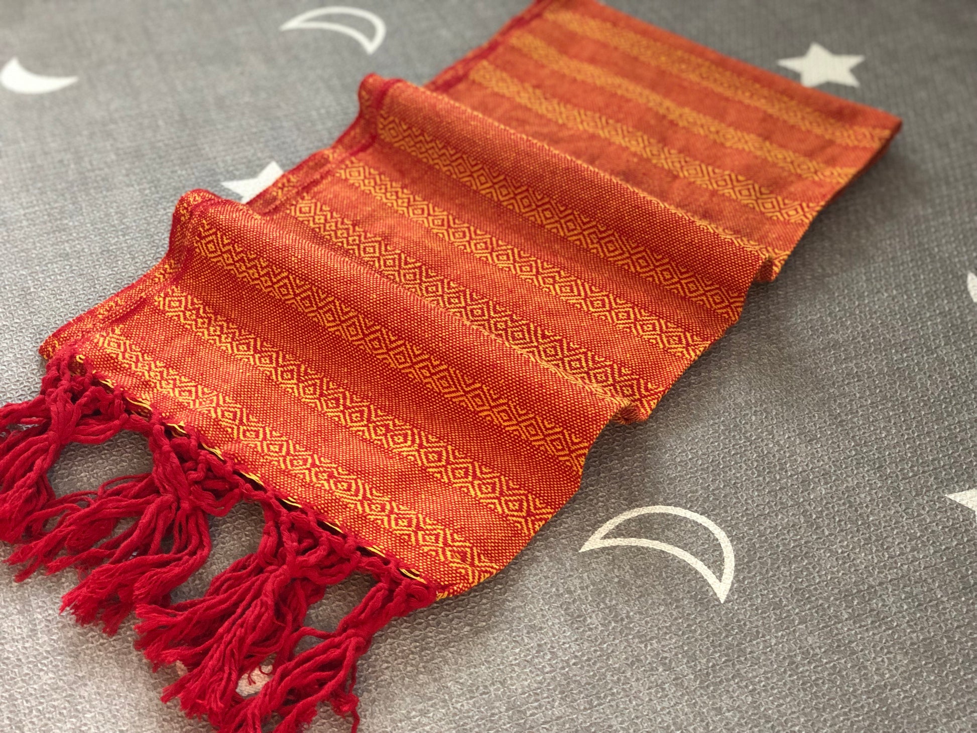 Mexican Rebozo Shawl - Fire Soul - Lola My Love