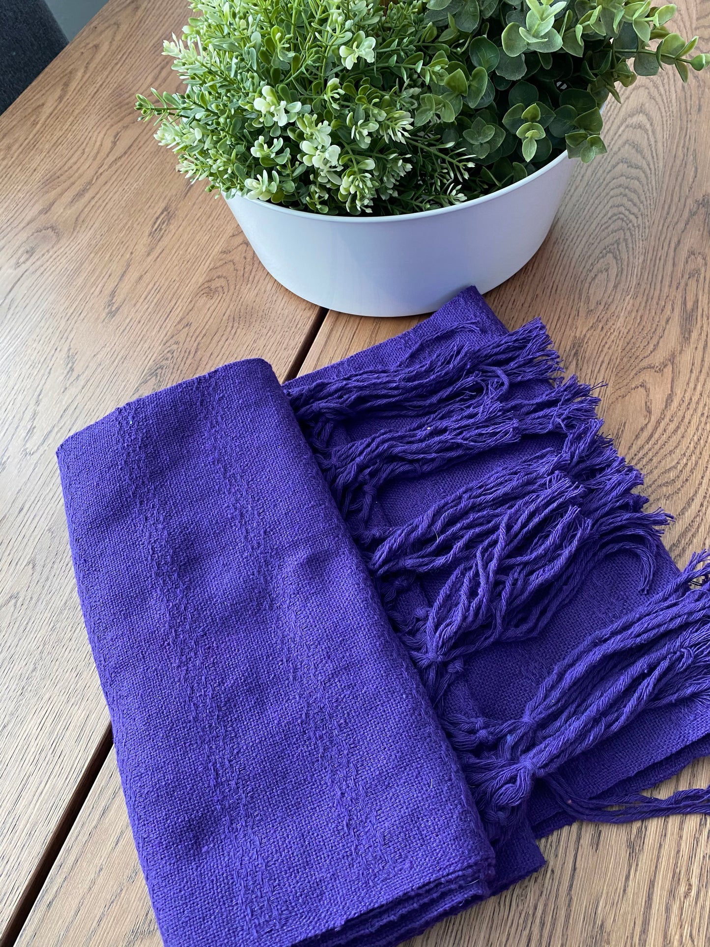 Mexican Rebozo Shawl - Purple Bloom - Rebozo Shop Lola My Love