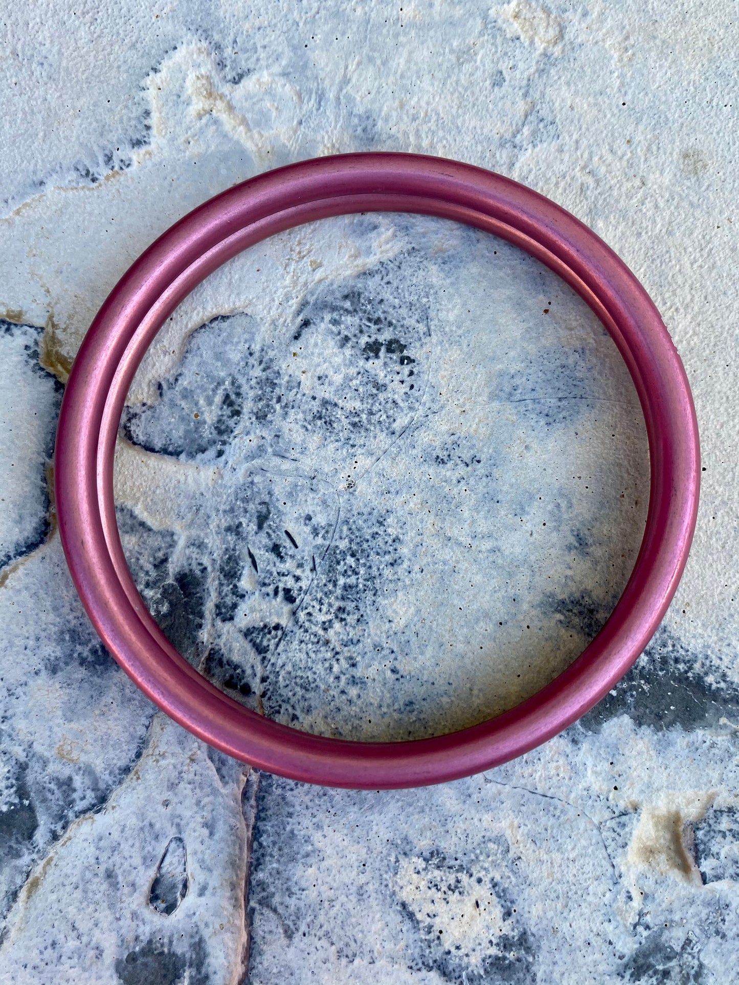 Large Aluminum Sling Ring - Pink Rebozo Shop Lola My Love