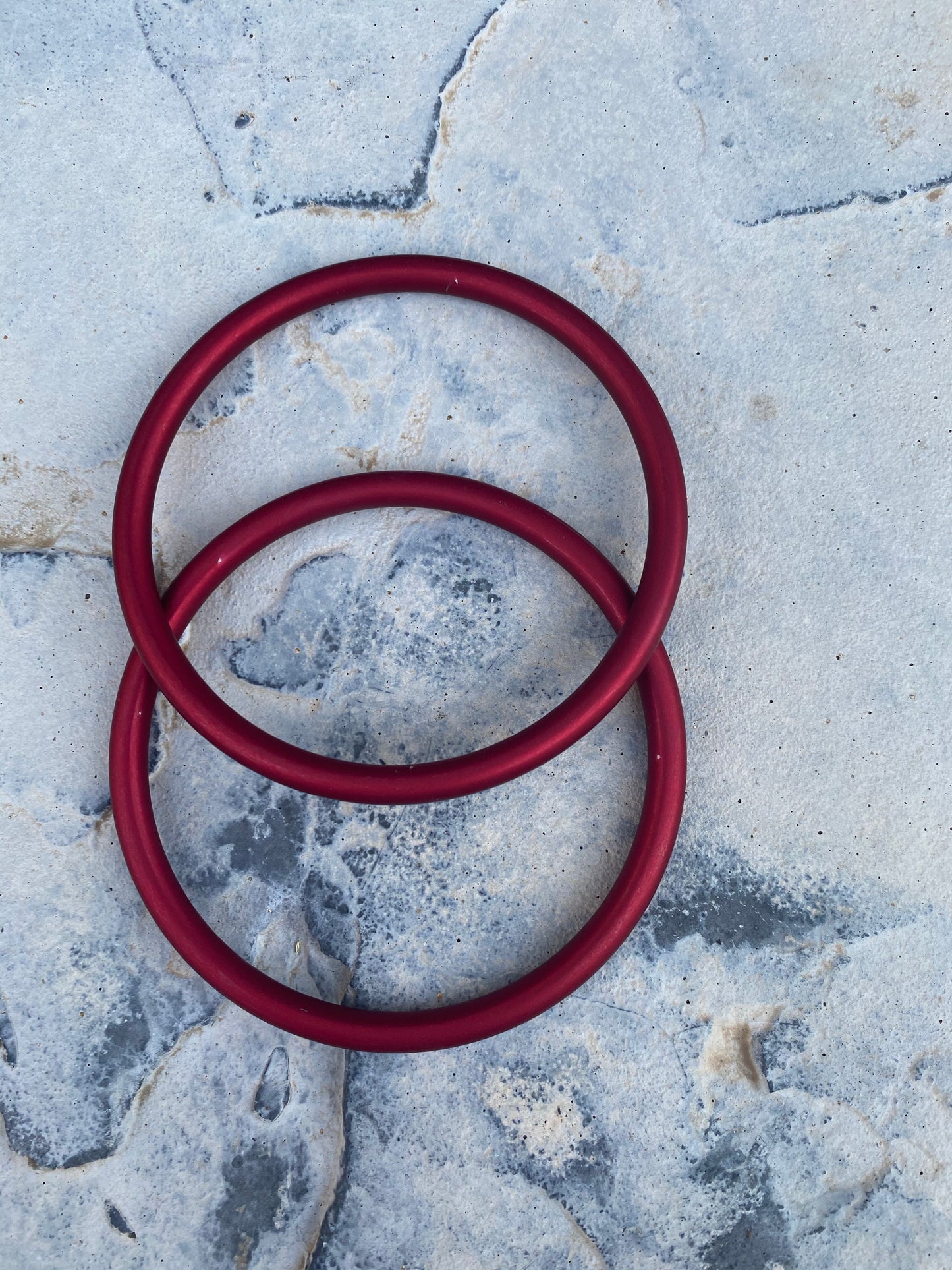 Large Aluminum Sling Ring- Red - Rebozo Shop Lola My Love