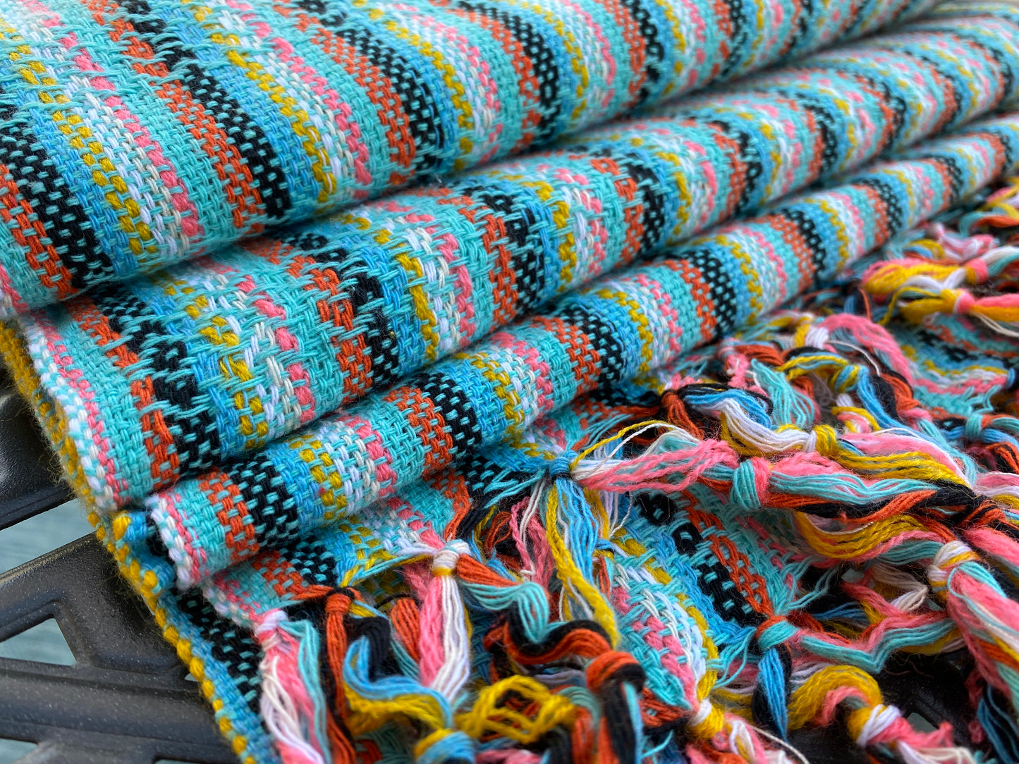Mexican Cotton Rebozo & Baby Wrap - Soul Rainbow