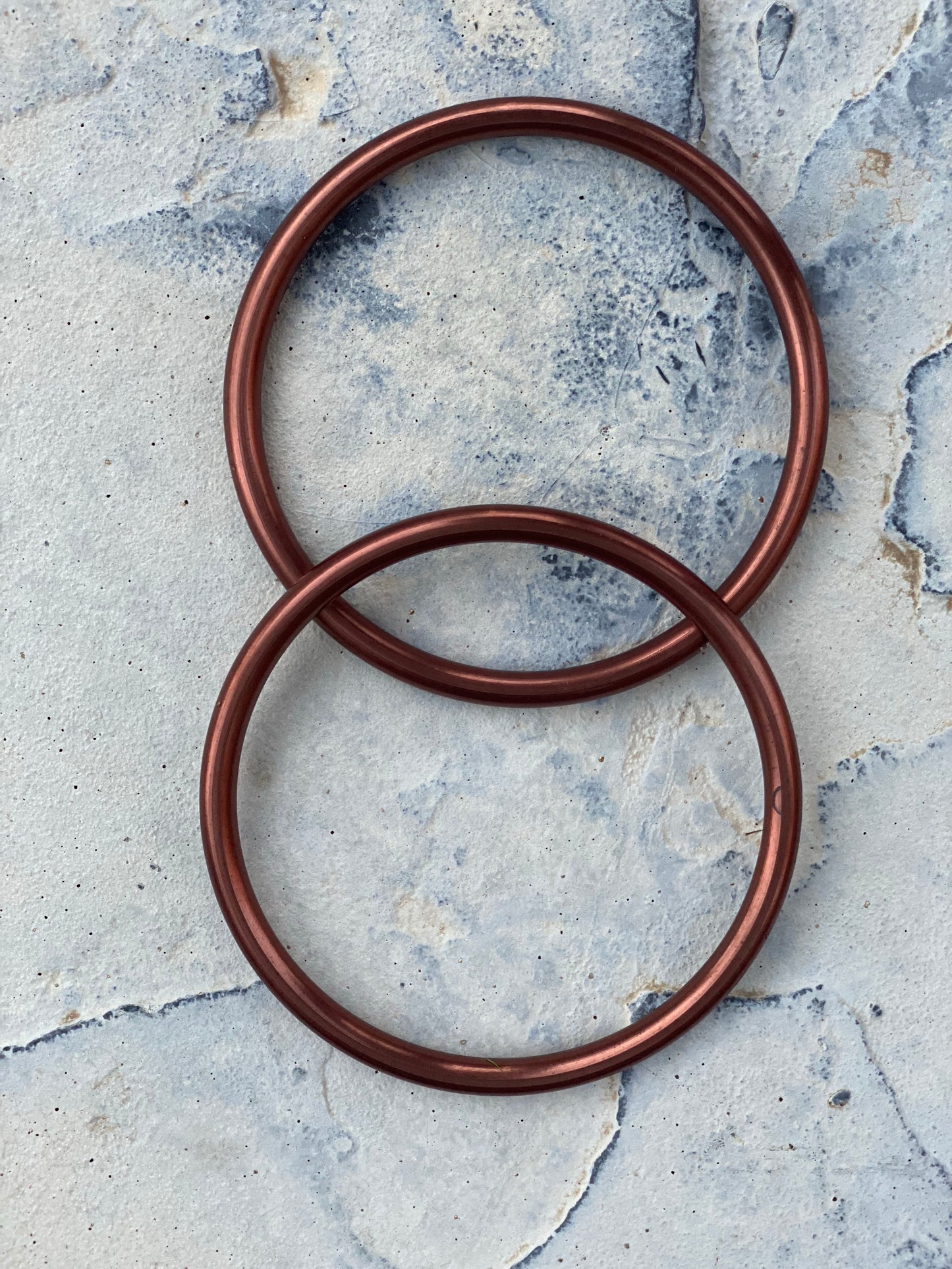 Hand Buffed Large Aluminum Sling Ring- Dark Bronze