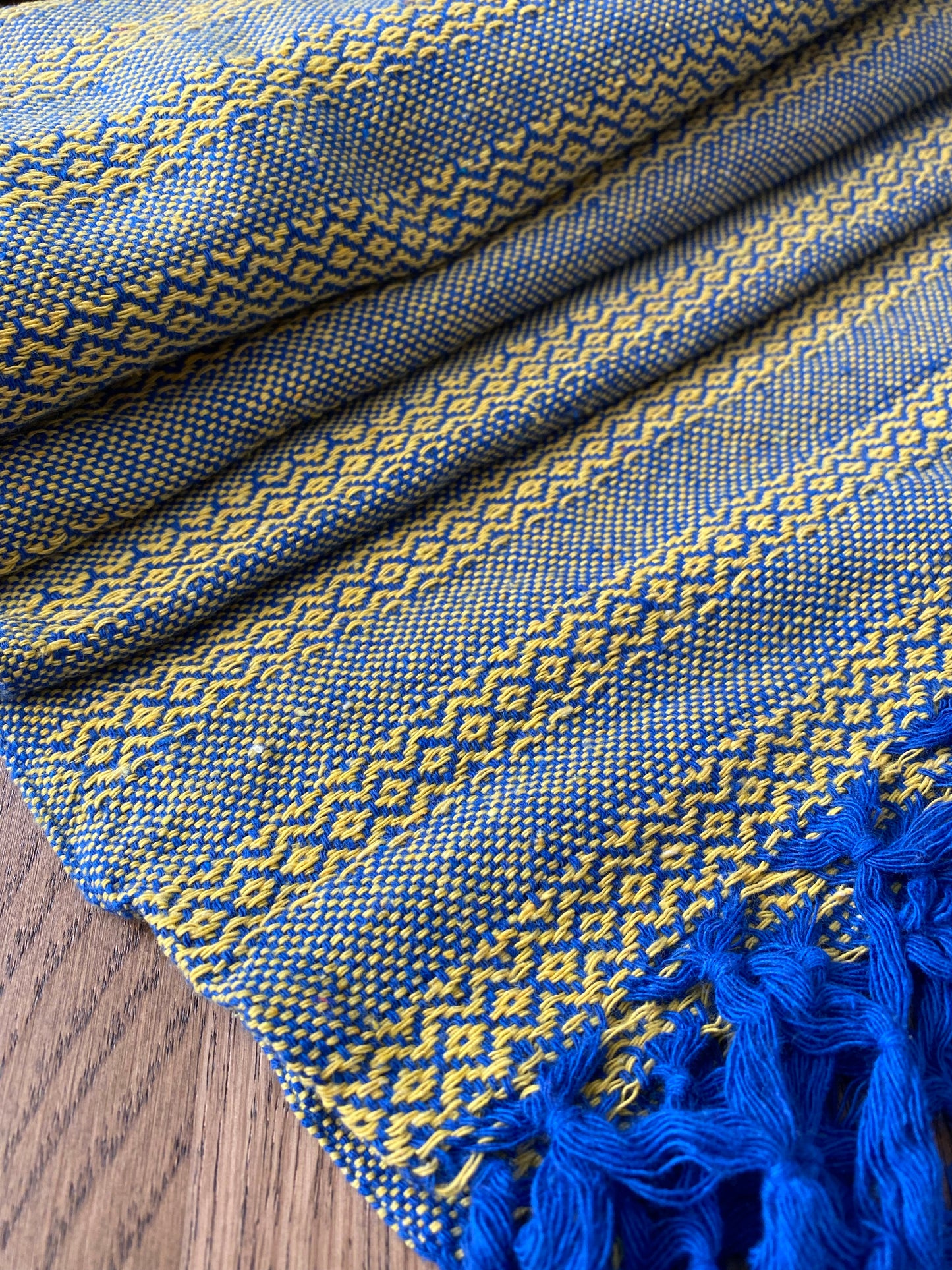 Mexican Rebozo Shawl - Blue Heaven - Lola My Love