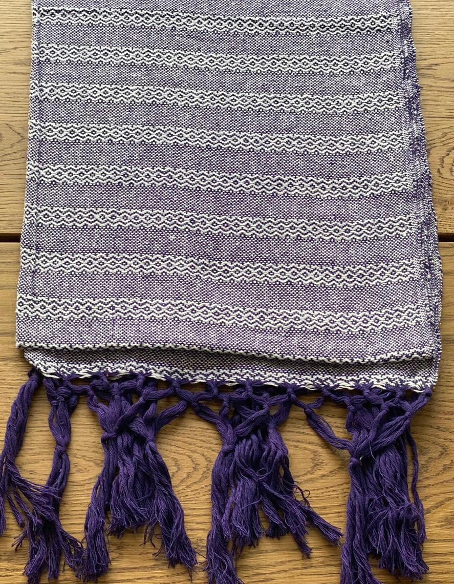 UNIQUE PIECE Mexican Rebozo Shawl - Magic Purple - Rebozo Shop Lola My Love