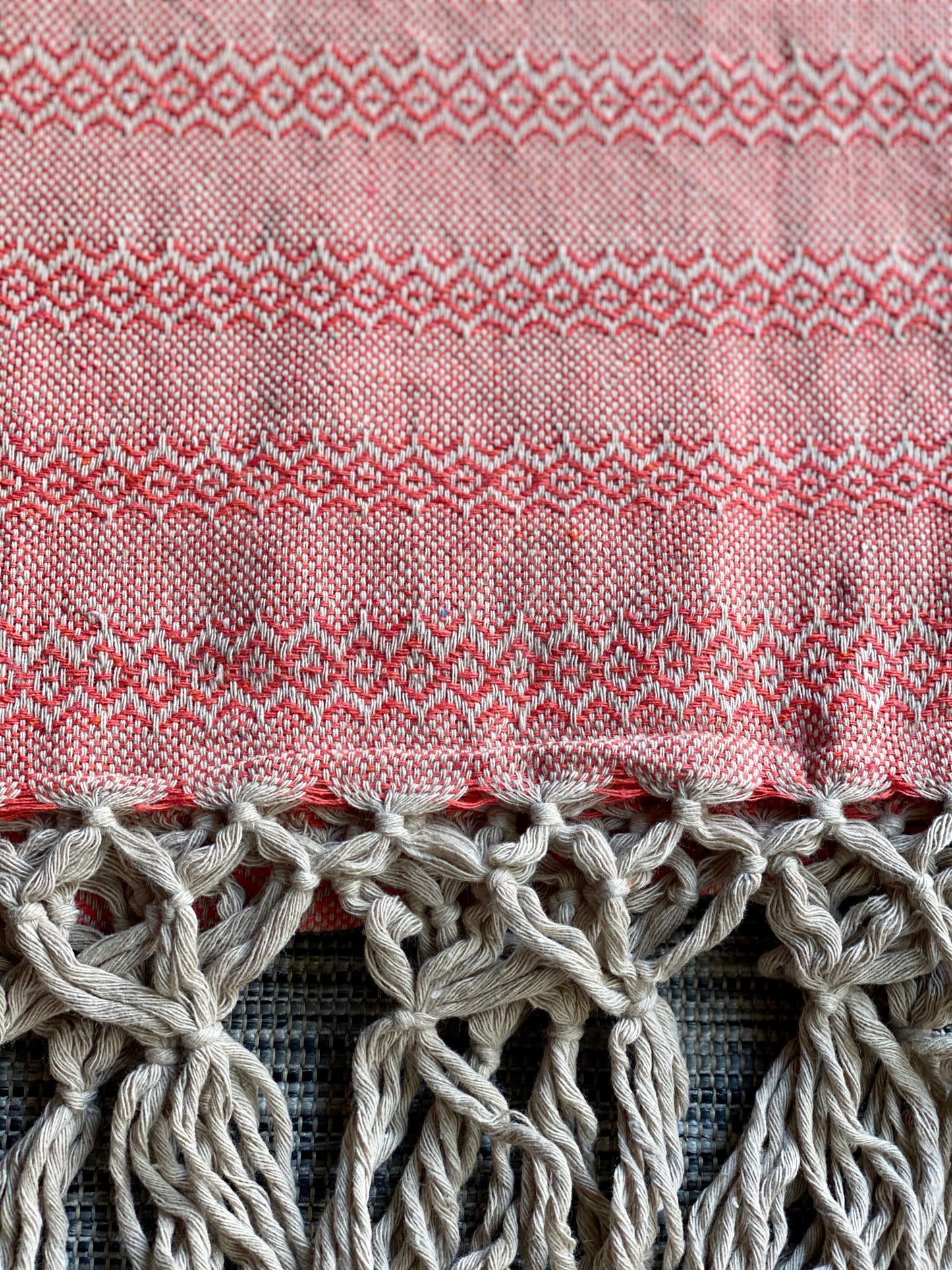 Mexican Rebozo Shawl - Orange Yute - Rebozo Shop Lola My Love