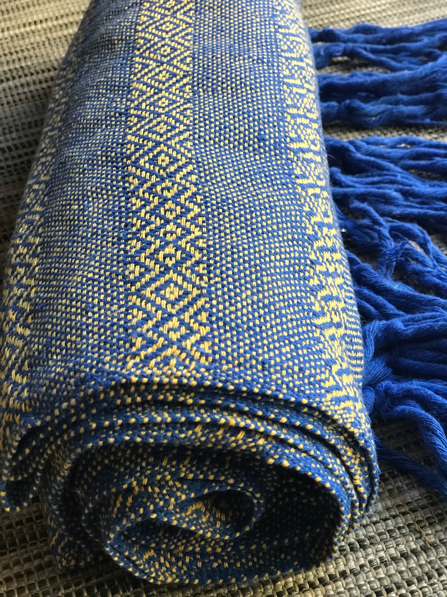 Mexican Rebozo Shawl - Blue Heaven - Lola My Love