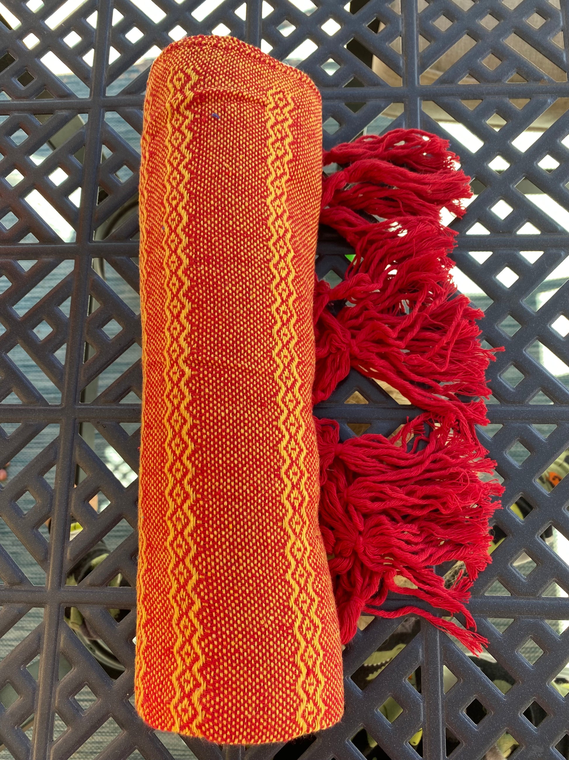 Mexican Rebozo Shawl - Fire Soul - Lola My Love