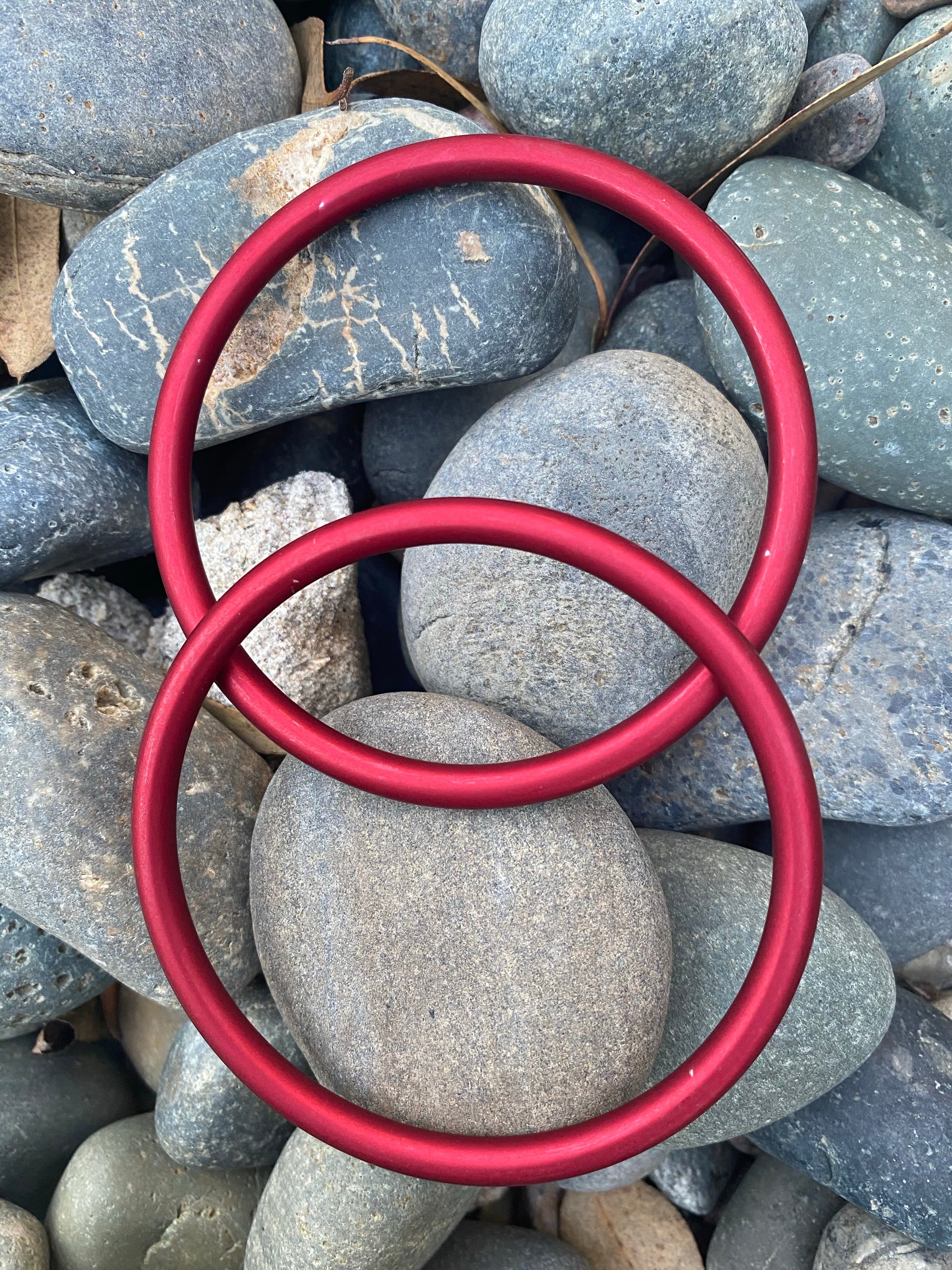 Large Aluminum Sling Ring- Red - Rebozo Shop Lola My Love