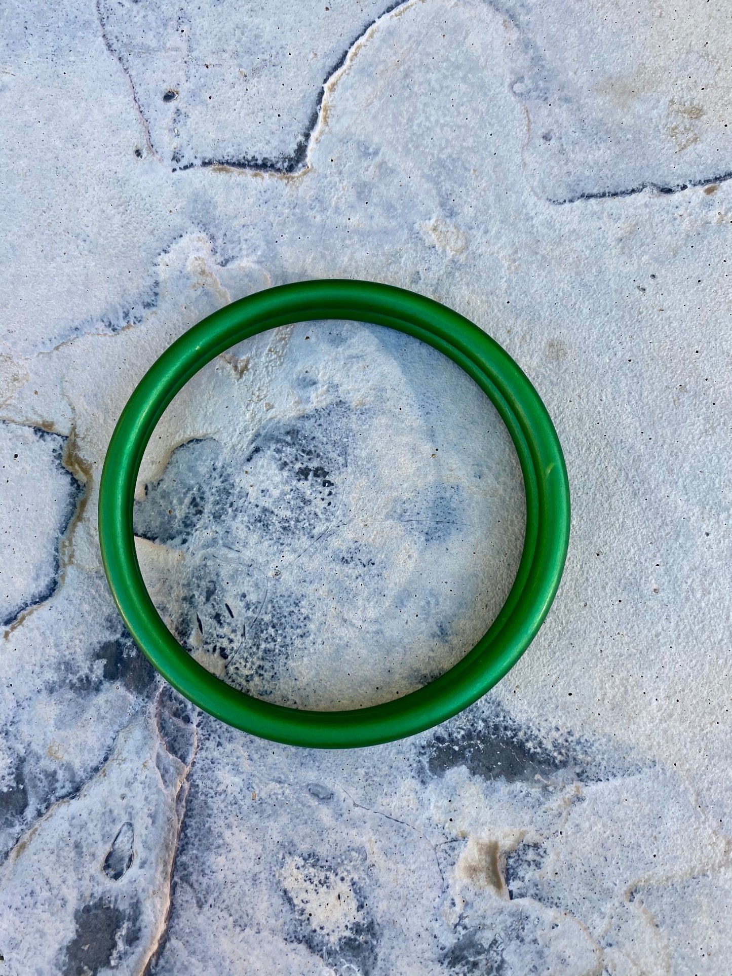 Large Aluminum Sling Ring - Green Rebozo Shop Lola My Love