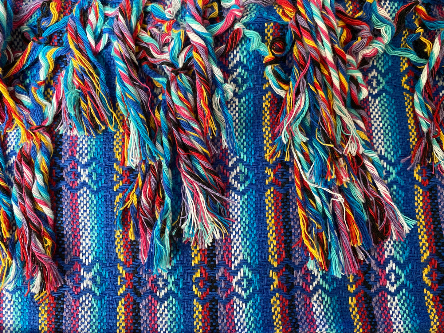 Mexican Rebozo Shawl - Heaven Rainbow - Rebozo Shop Lola My Love
