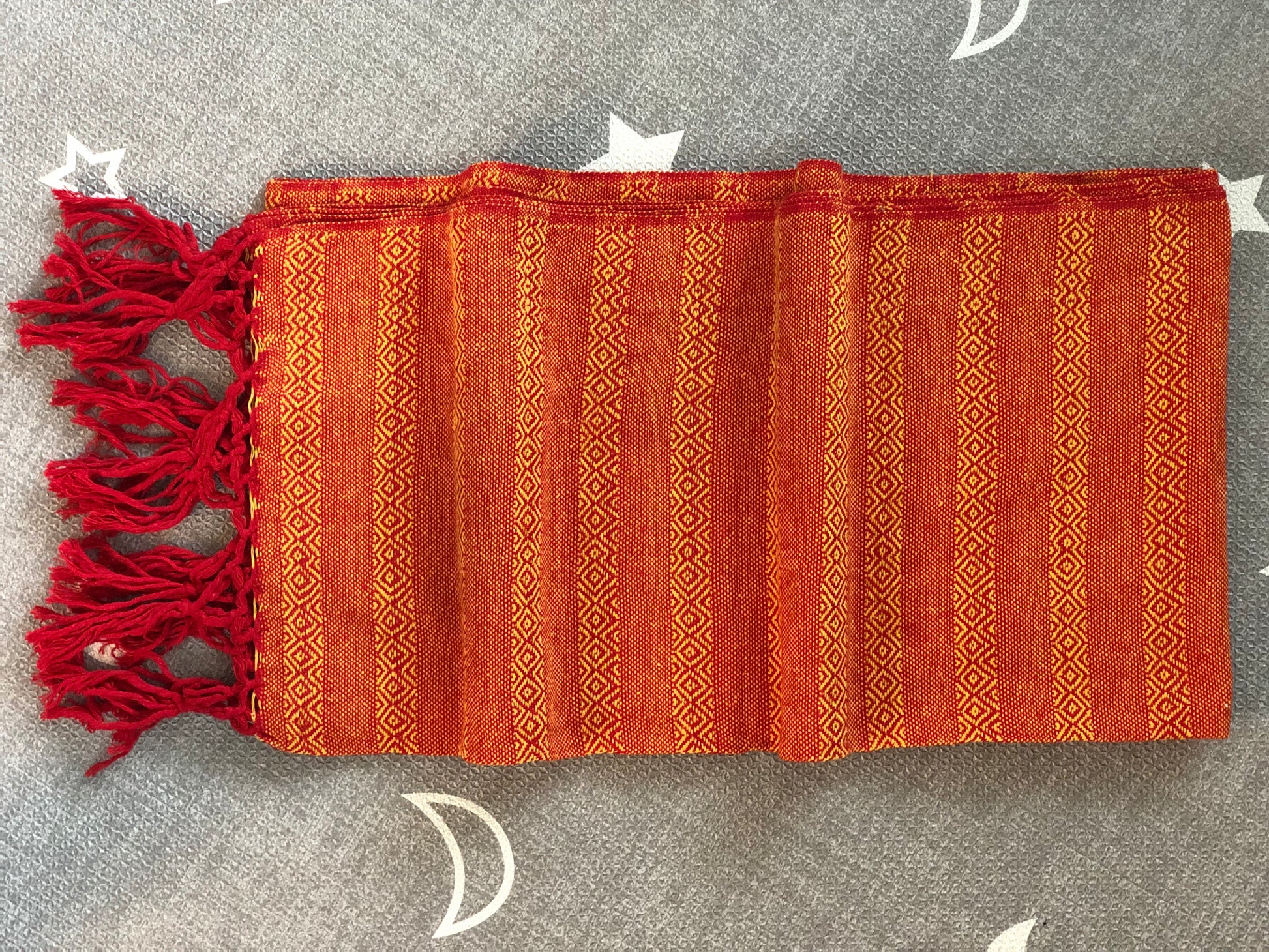 Mexican Rebozo Shawl - Fire Soul - Lola My Love