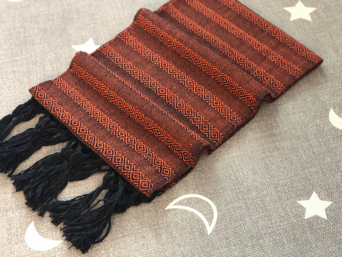 Mexican Rebozo Shawl - Pumpkin Patch - Lola My Love