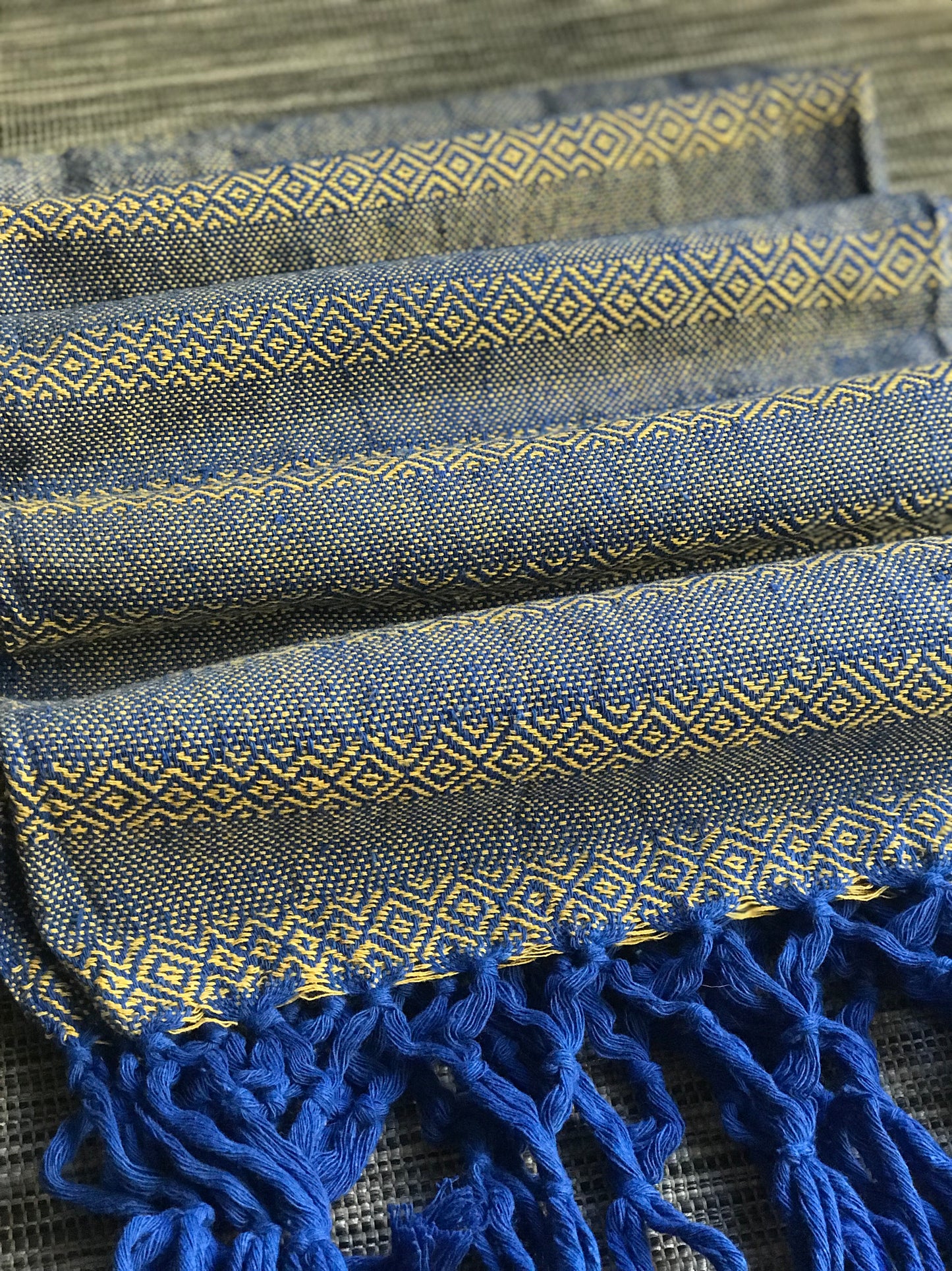 Mexican Rebozo Shawl - Blue Heaven - Lola My Love