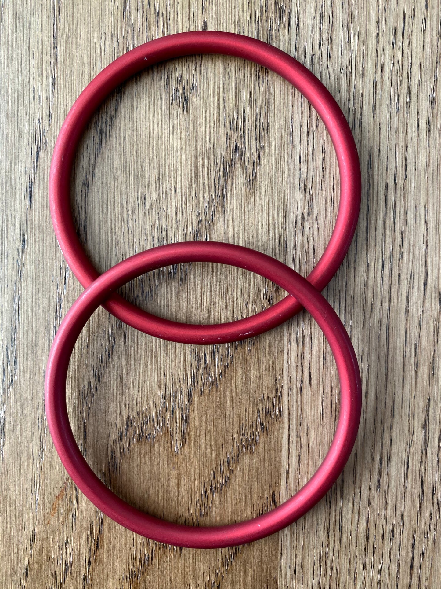 Large Aluminum Sling Ring- Red - Rebozo Shop Lola My Love