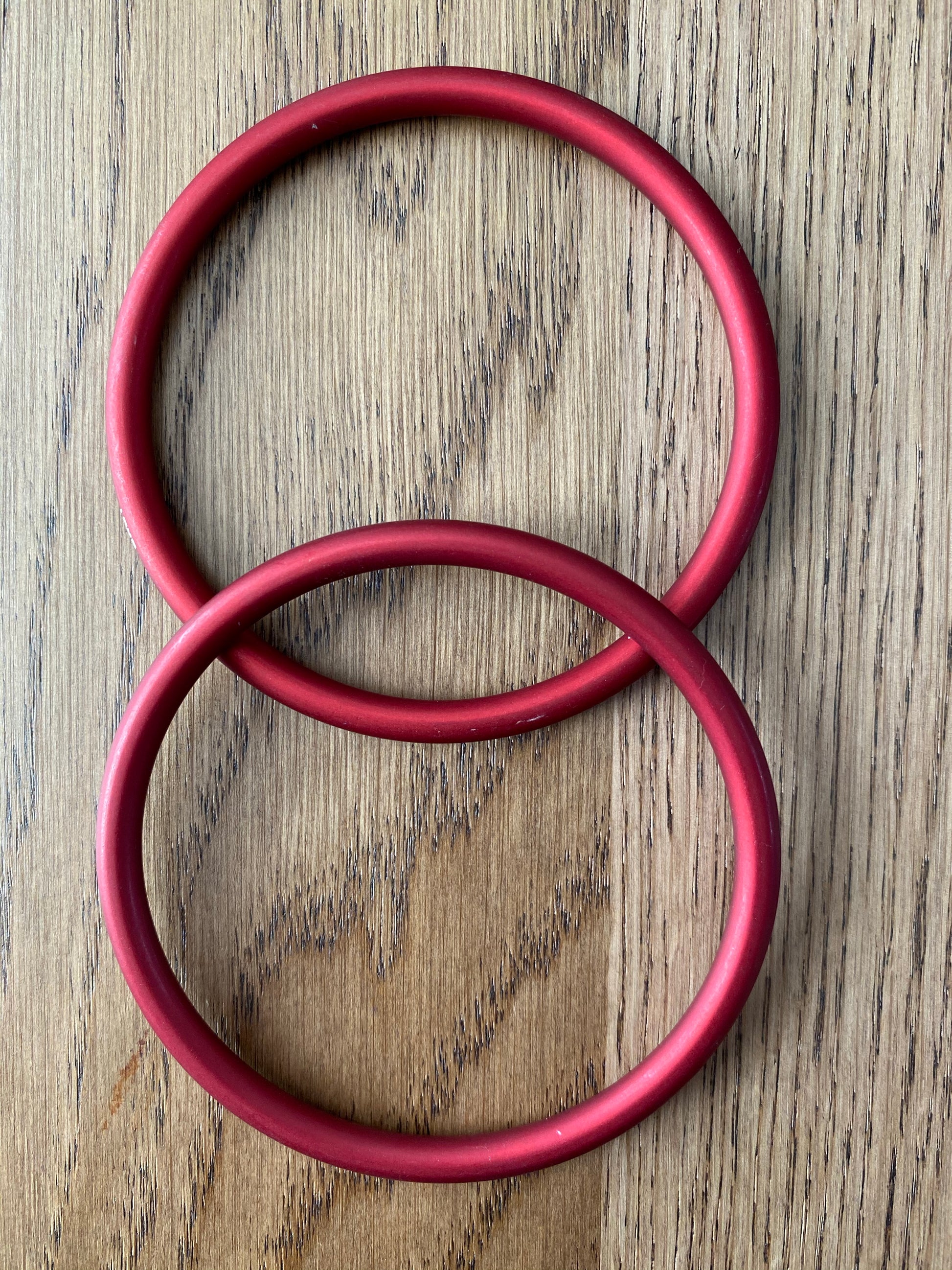Large Aluminum Sling Ring- Red - Rebozo Shop Lola My Love