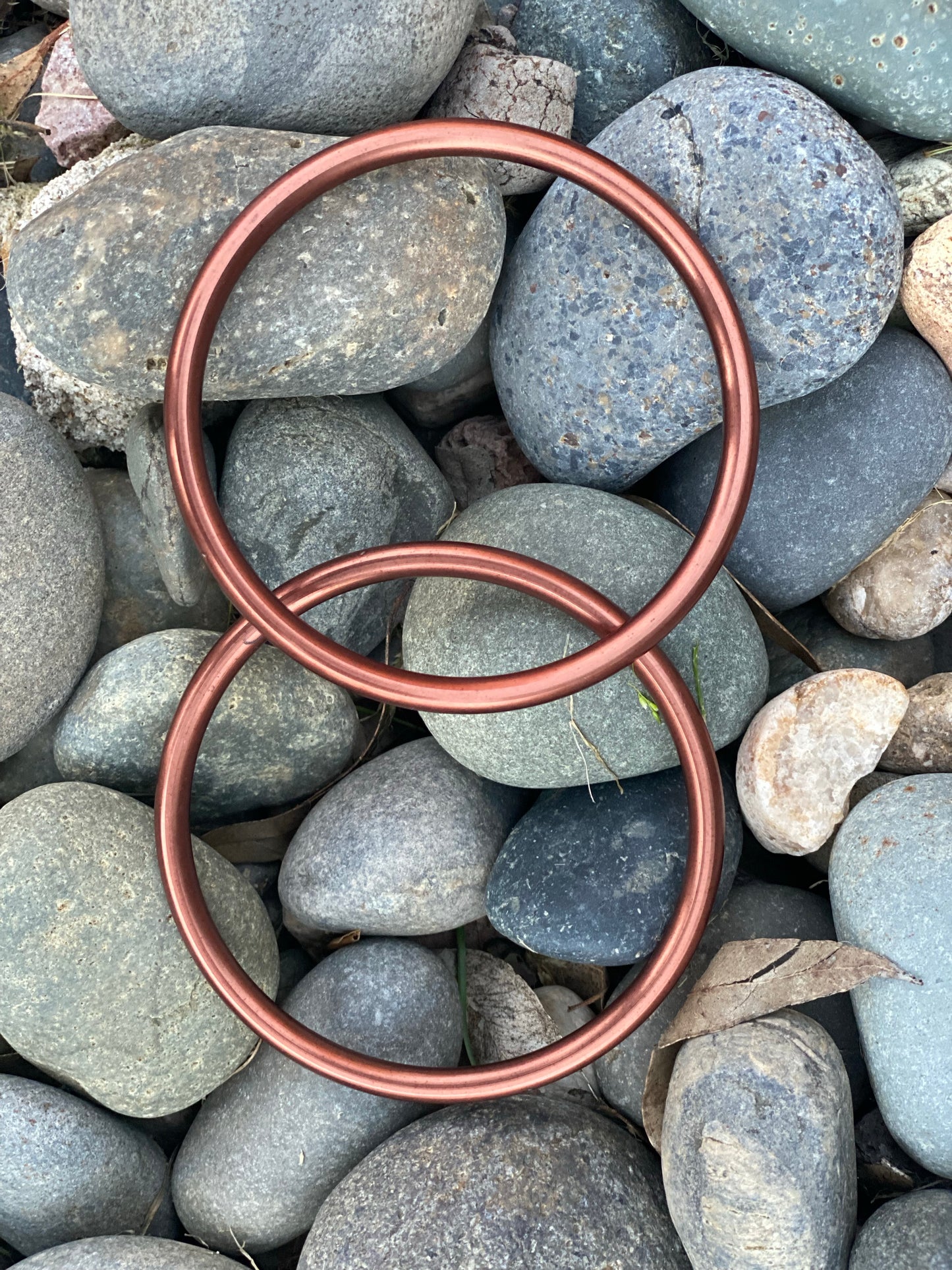 Hand Buffed Large Aluminum Sling Ring- Dark Bronze